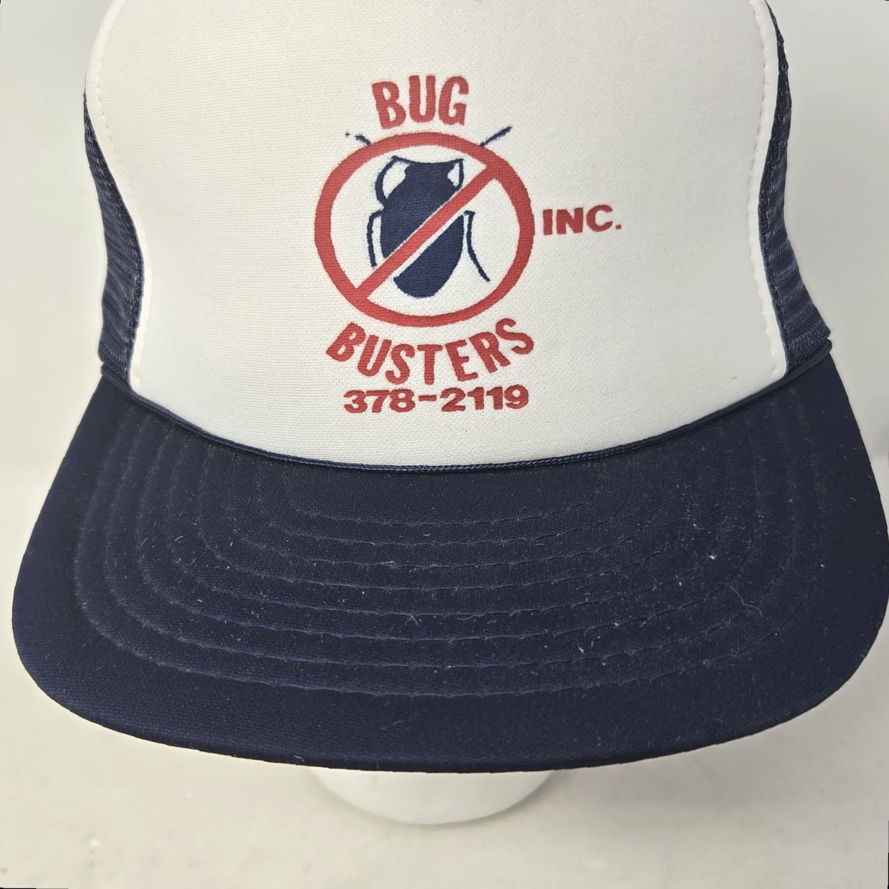 Vintage **90s Vintage Bug Busters Adjustable Trucker Hat** User: **Vintage Bug Busters Adjustable Trucker Hat 90s** Size ONE SIZE - 6 Thumbnail