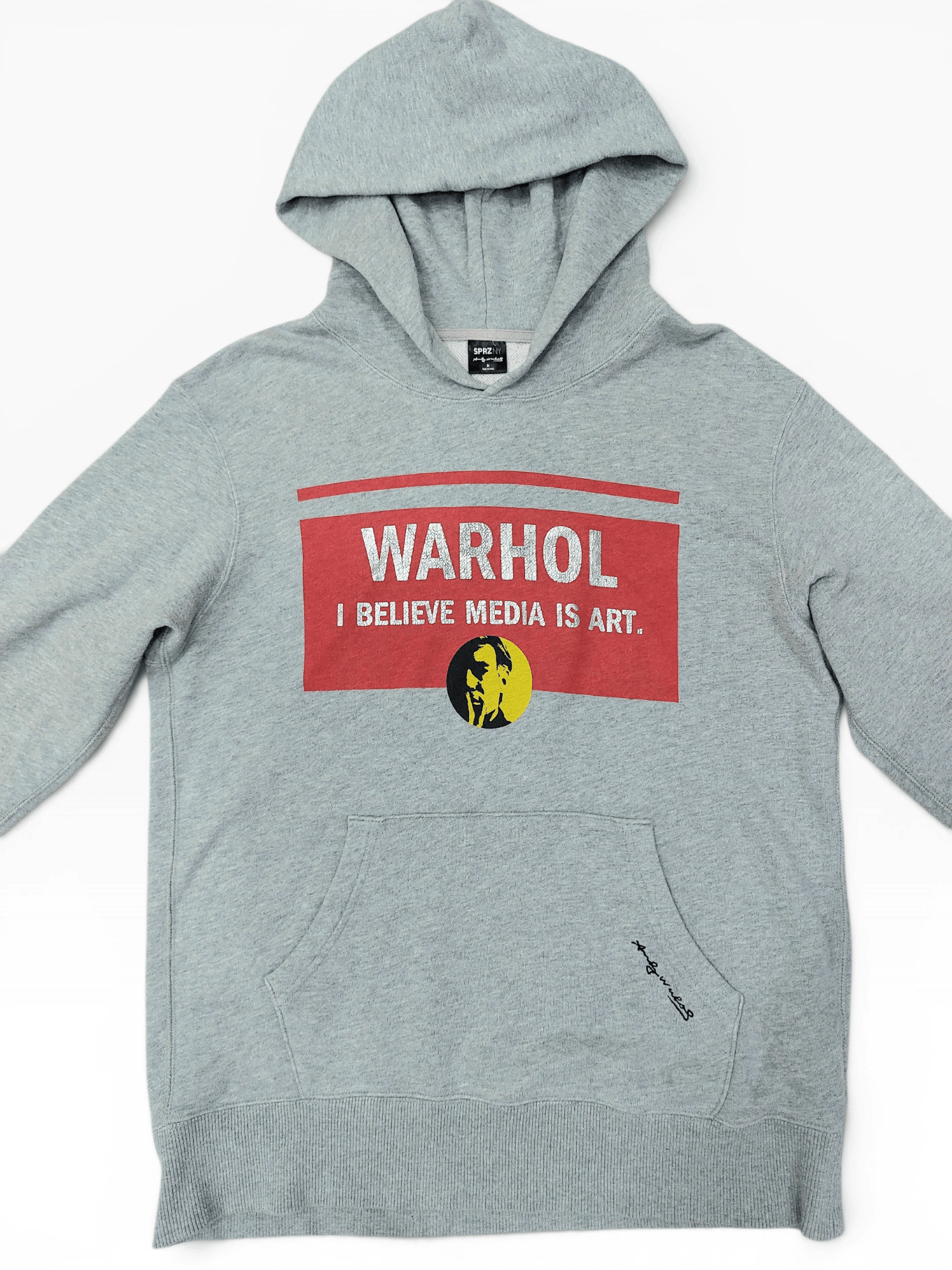 Andy Warhol Sprzny x Andy Warhol "I Believe Media is Art" Hoodies Size US M / EU 48-50 / 2 - 3 Thumbnail