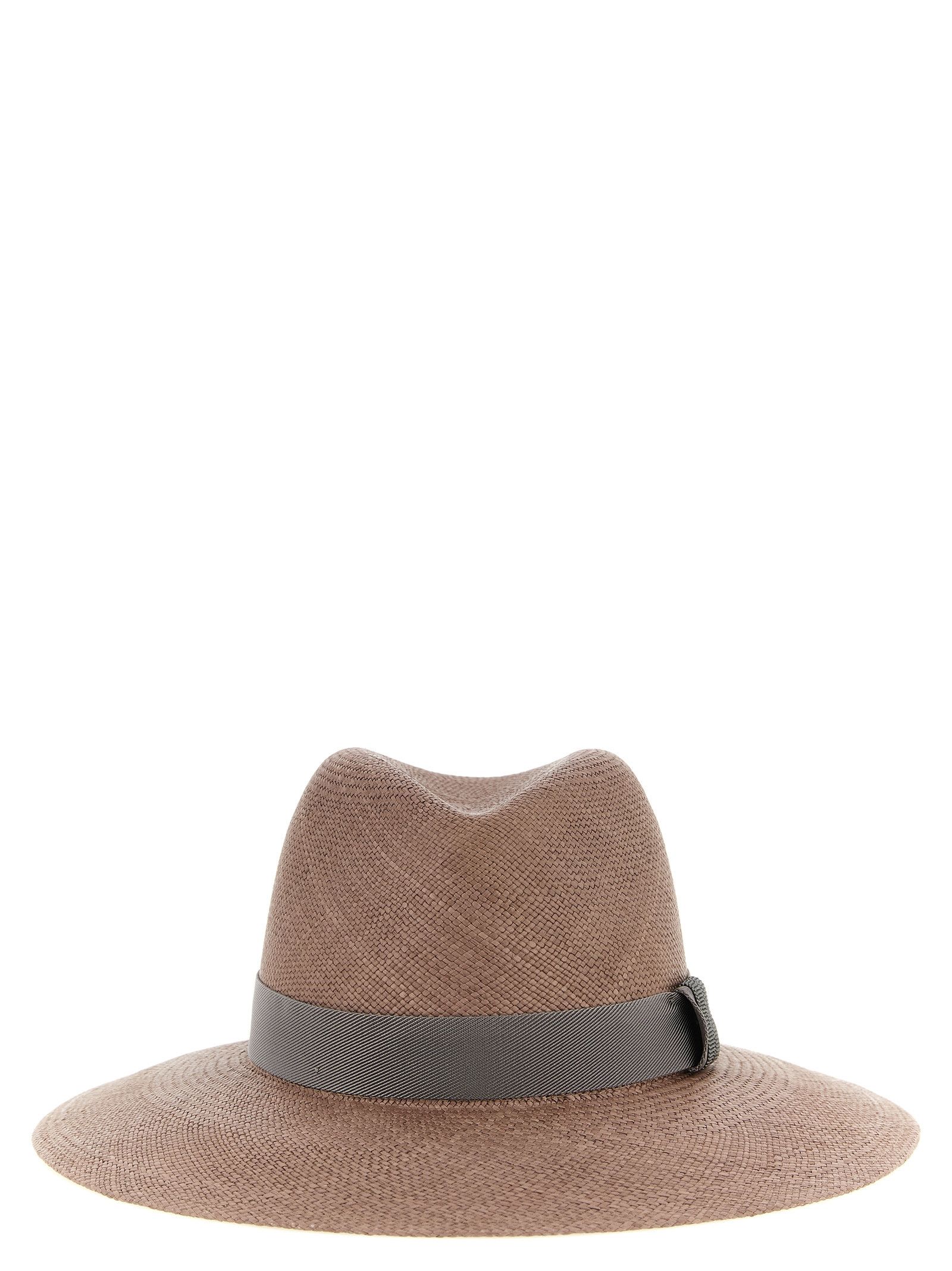 Brunello Cucinelli 'Precious Leather Band' hat Size ONE SIZE - 1 Thumbnail