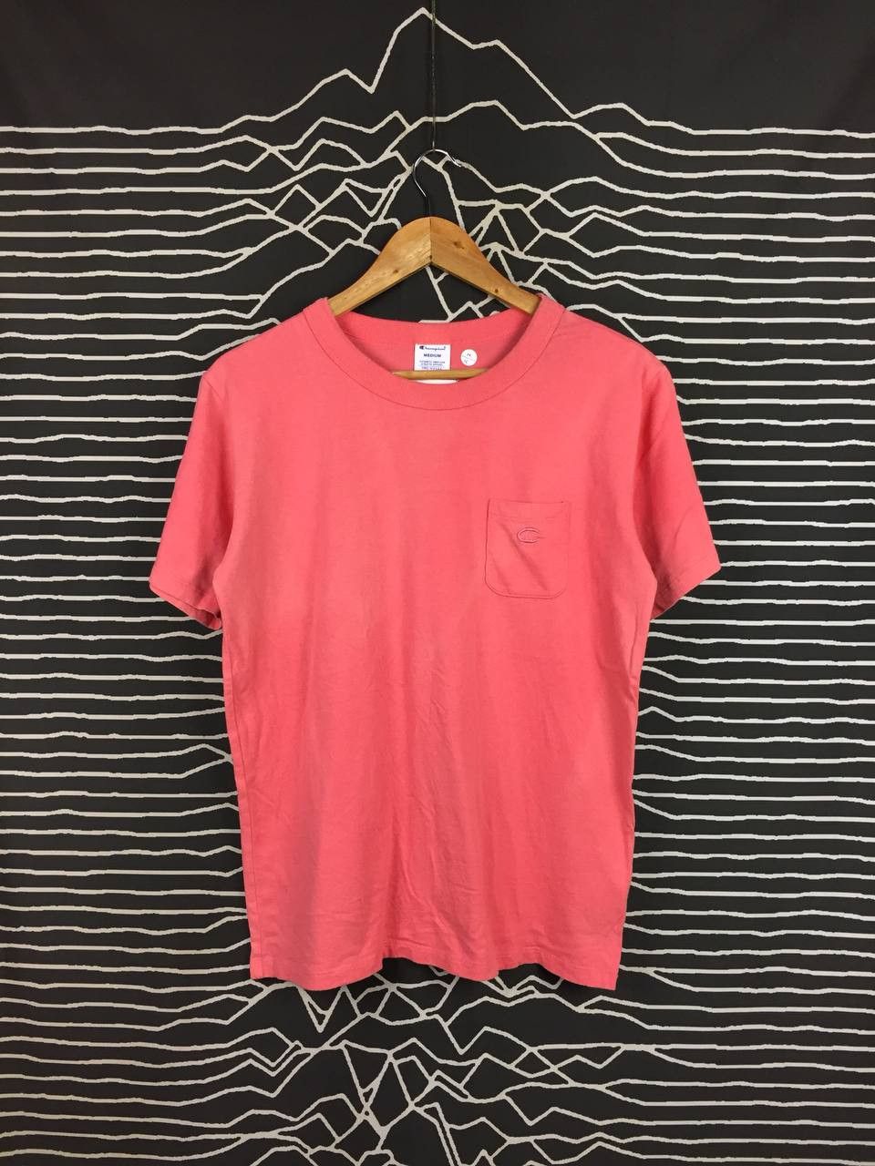 Champion Vtg Champion X E Hyphen World Gallery Minimalist Pocket Tee Size US M / EU 48-50 / 2 - 2 Thumbnail