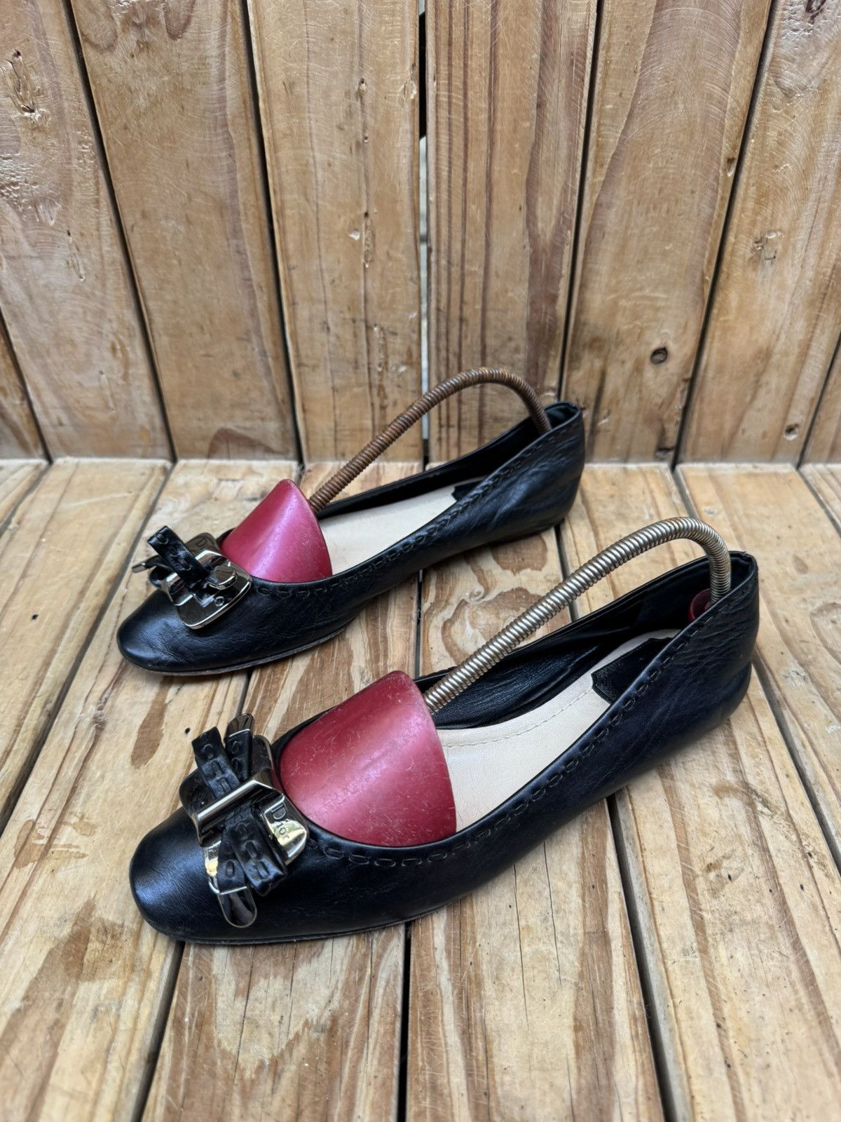 Christian Dior Monsieur Christian Dior black Women’s leather flats EUR 37 US 7 UK 4 Size US 7 / IT 37 - 16 Thumbnail