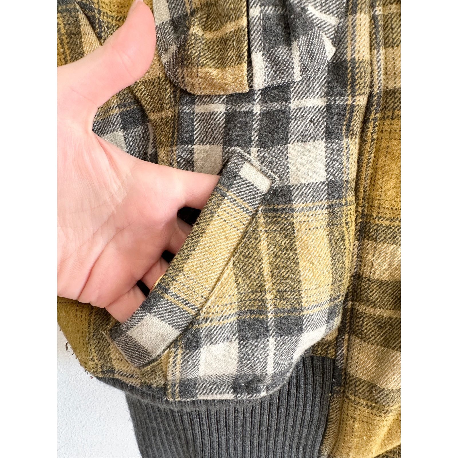 Vintage Vintage 80’s Plaid Button Up Girls size 7 Size L / US 10 / IT 46 - 6 Thumbnail
