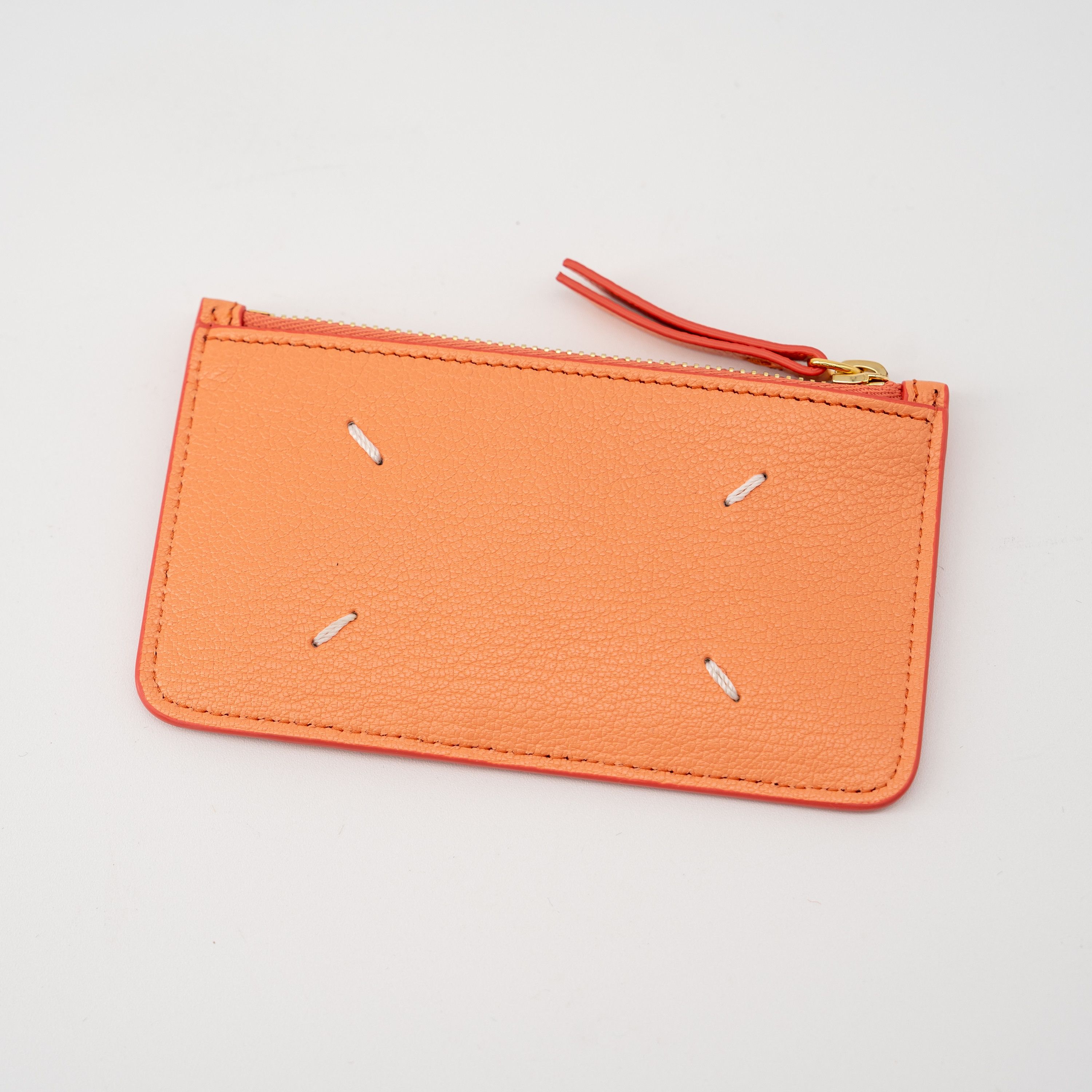 Maison Margiela★素敵！Card Holder Zip Pink Leather Maison Margiela Maison Martin Margiela Card Holder Zip Pink