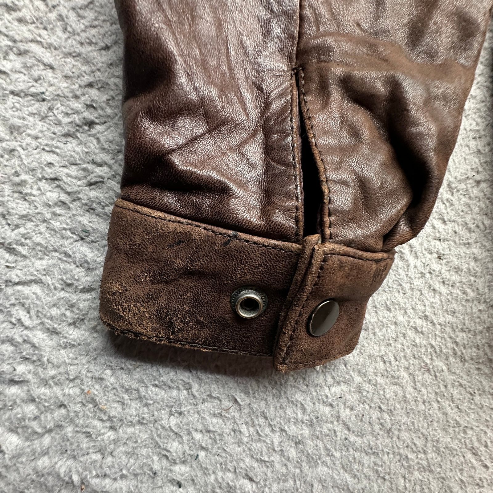 Other VTG J Walden Thermolite Bomber Aviator Leather Jacket Large Size US L / EU 52-54 / 3 - 7 Thumbnail