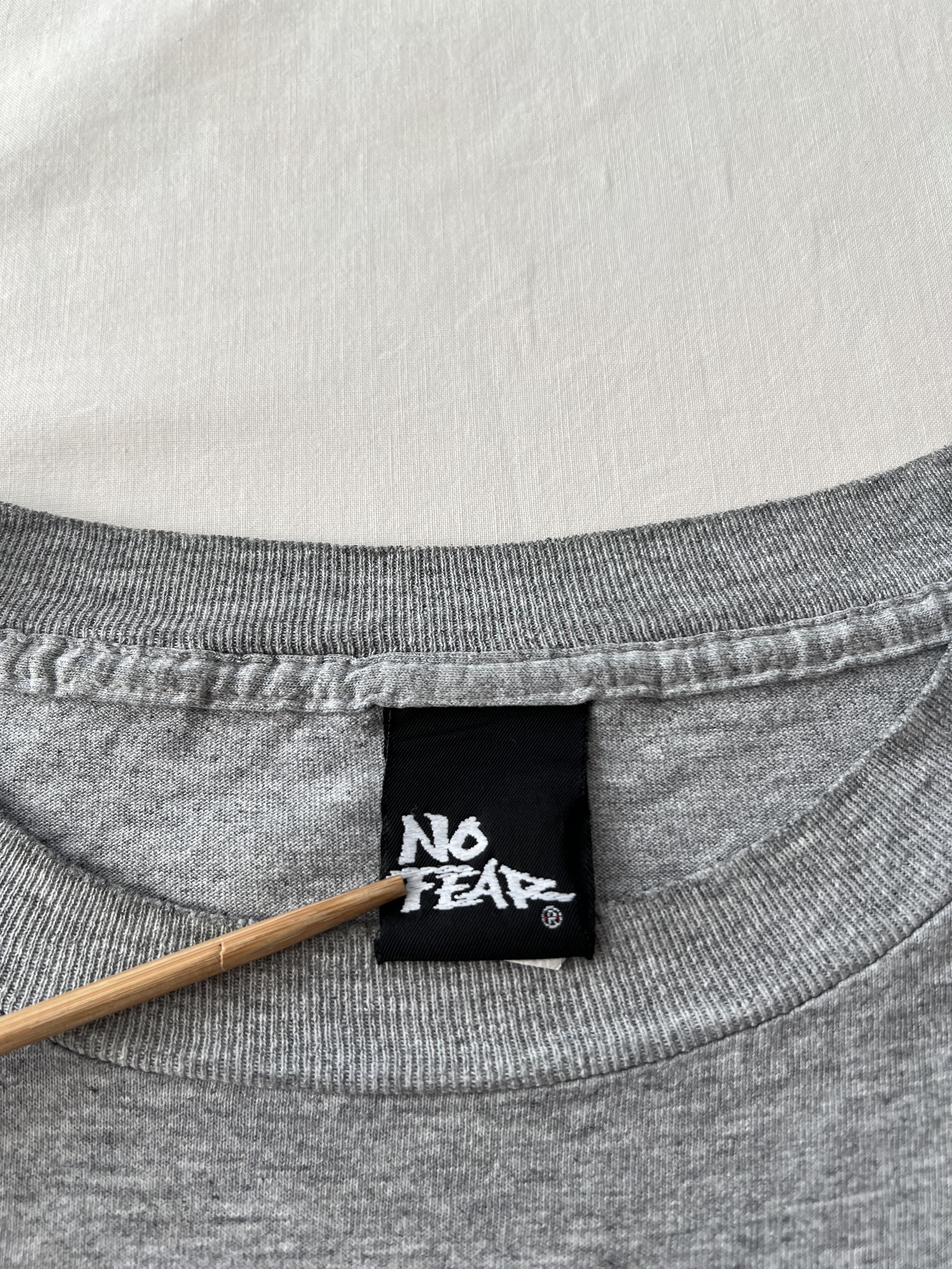 No Fear Vintage 90s No Fear Know Your Limits Then Breake'em T-shirt Size US XL / EU 56 / 4 - 16 Thumbnail