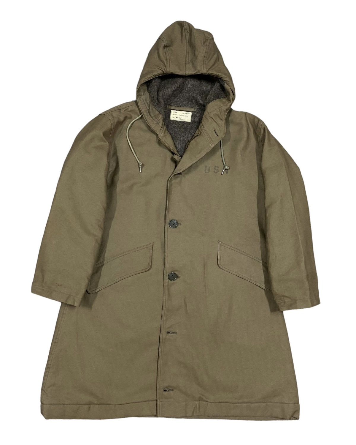 Buzz Rickson's Vtg🔥40’s Us Navy N1 Alpaca Deck Jacket Military Size US M / EU 48-50 / 2 - 6 Thumbnail