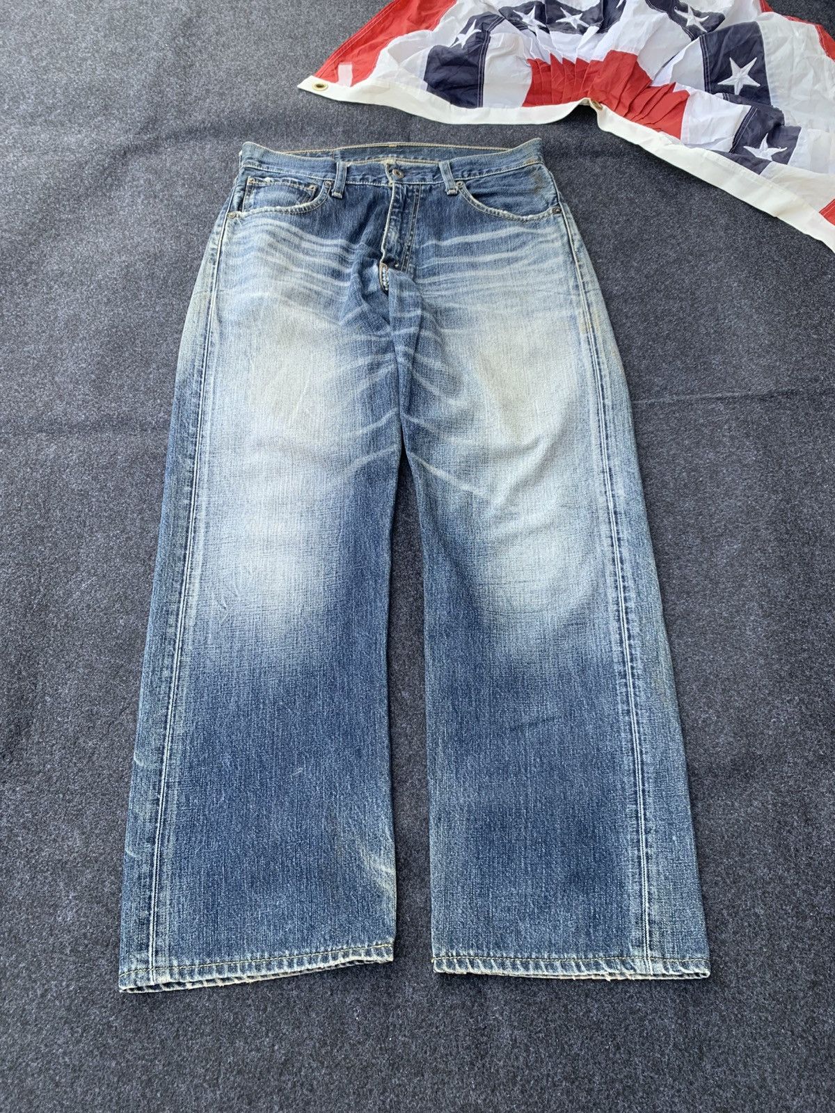 Levi's Y2K Levi’s 503 – CRAZY VINTAGE FADE 🔥 Size US 31 - 2 Thumbnail