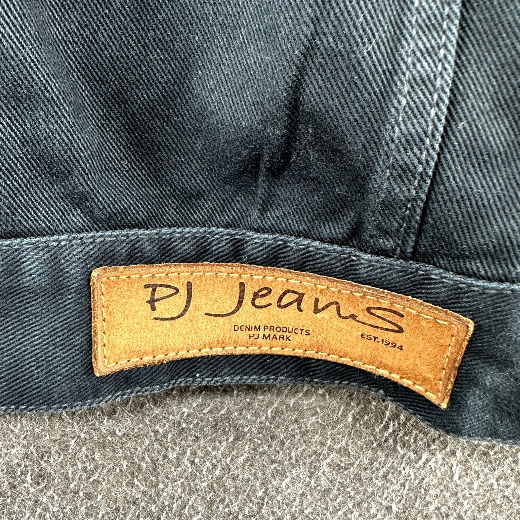 Vintage VINTAGE PJ Jeans Jacket Mens XL Black Denim Trucker 90s Retro Size US 36 / EU 52 - 4 Thumbnail