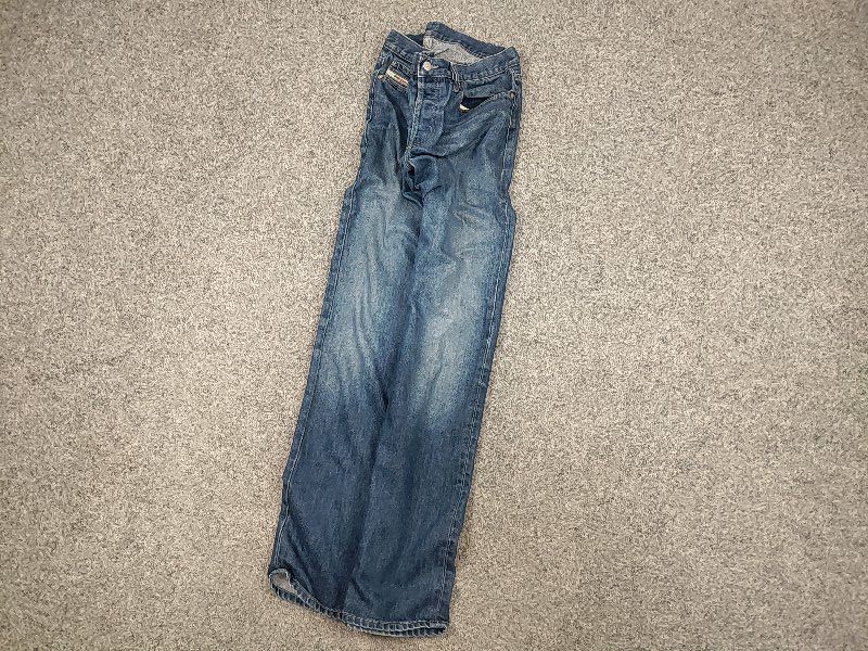 Diesel Vintage Diesel Industry Faded Denim Jeans Y2K Style Tapered Size US 32 / EU 48 - 3 Thumbnail