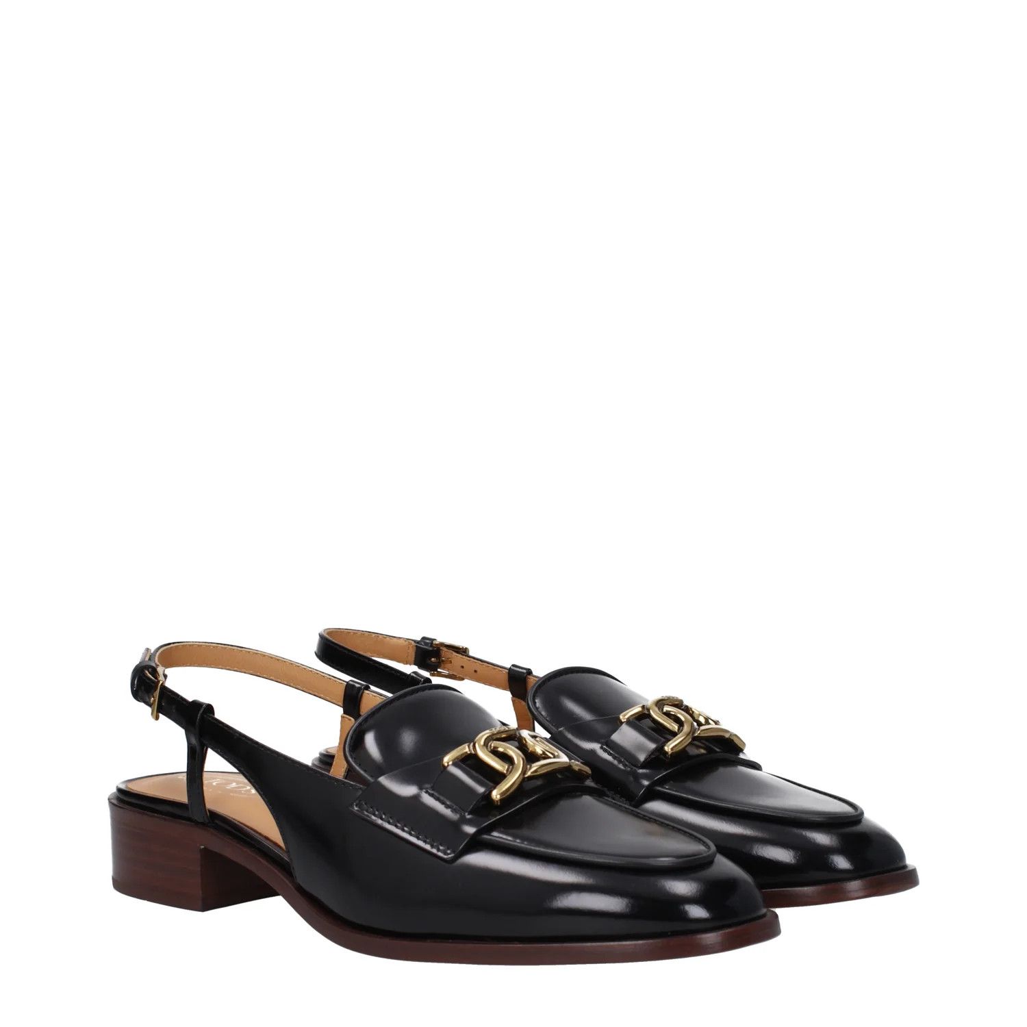 Tod's ob1o1e1224 Leather Sandals in Black Size US 8 / IT 38 - 3 Thumbnail