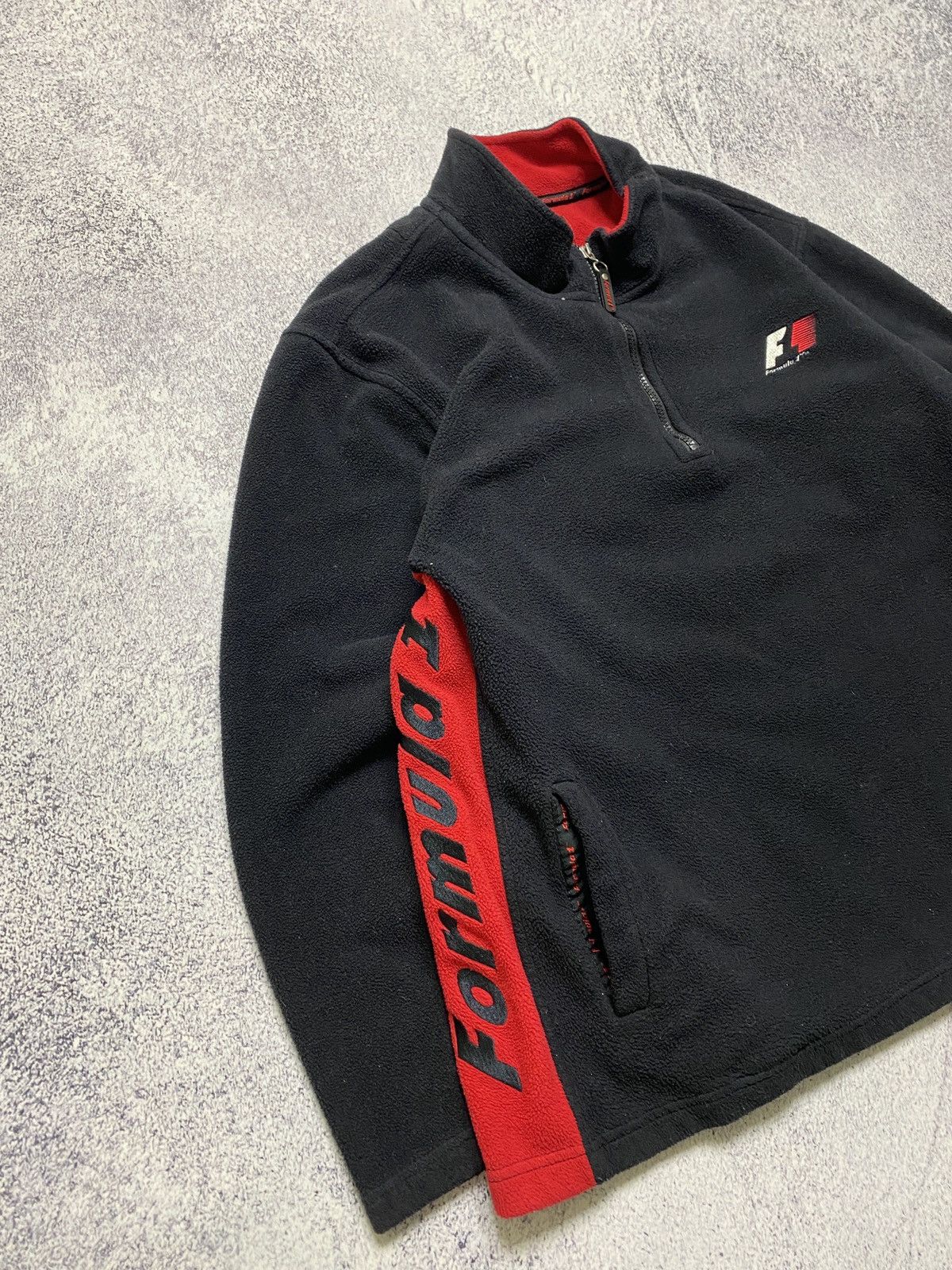 Ferrari × Vintage Vintage 90s Formula 1 Racing Fleece Jacket Ferrari Size US XL / EU 56 / 4 - 4 Thumbnail