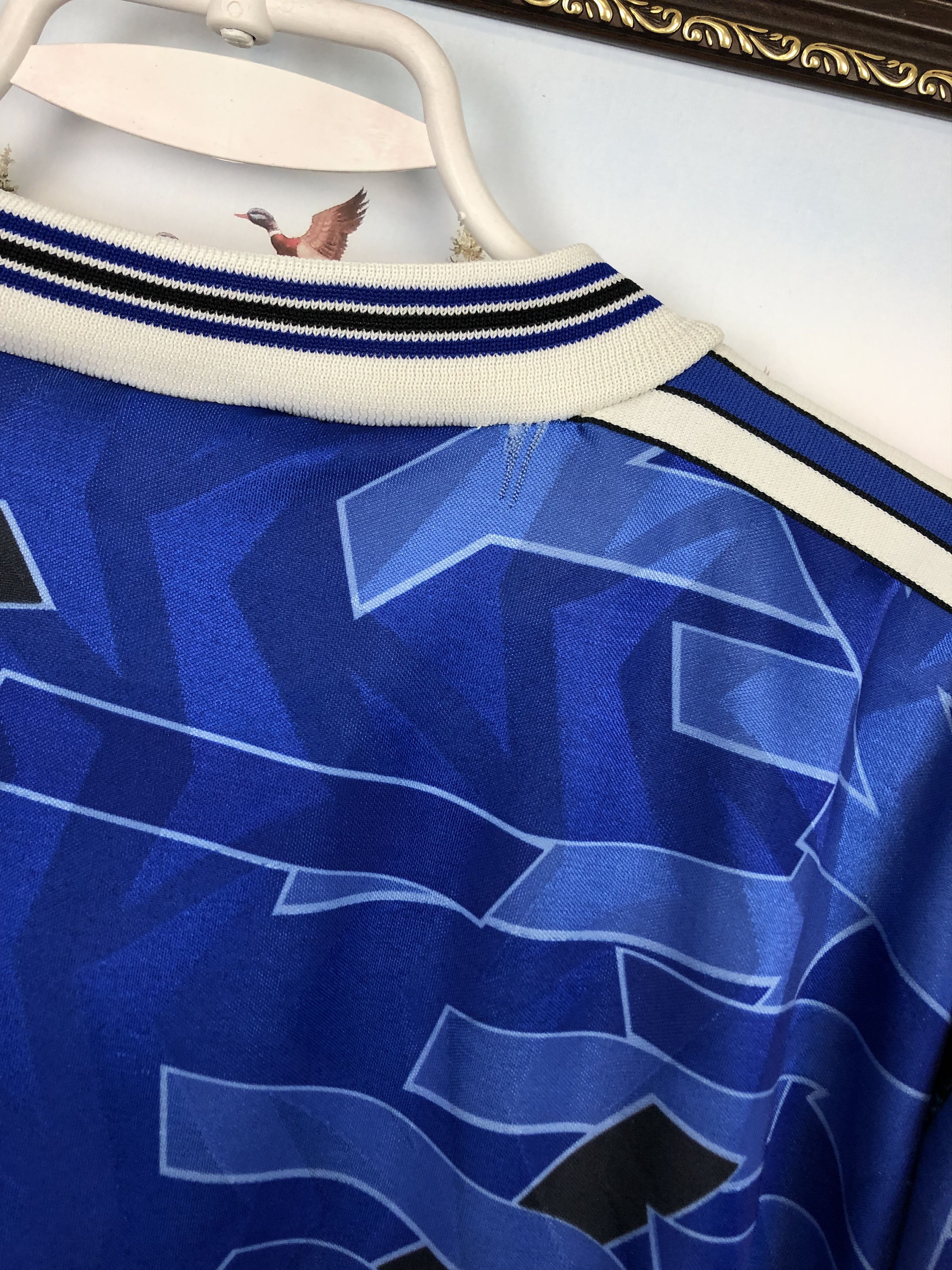 Adidas Strasbourg football shirt 1992 Soccer Adidas Tee Trikot Size US XL / EU 56 / 4 - 9 Thumbnail
