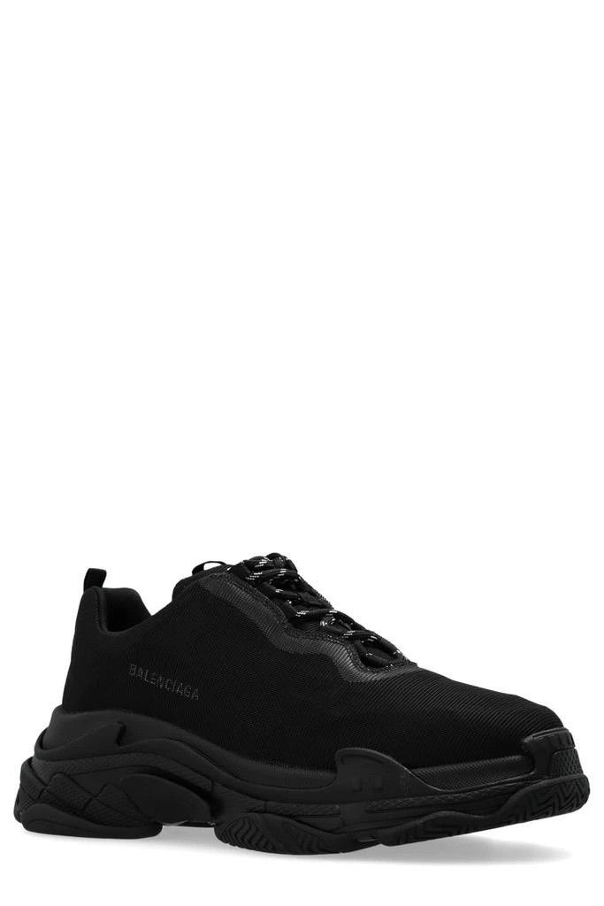 Balenciaga o1bcso1str0625 Triple S Sneakers in Black Size US 11 / EU 44 - 2 Thumbnail
