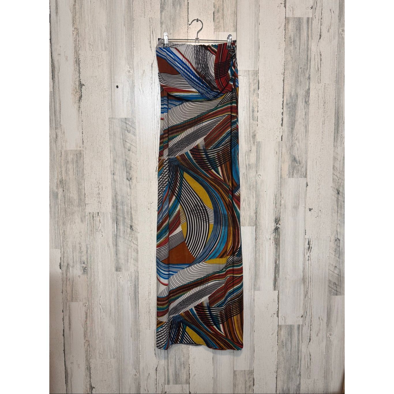 Other Julia Colorful Abstract Strapless Maxi Dress – Size M Size M / US 6-8 / IT 42-44 - 2 Thumbnail