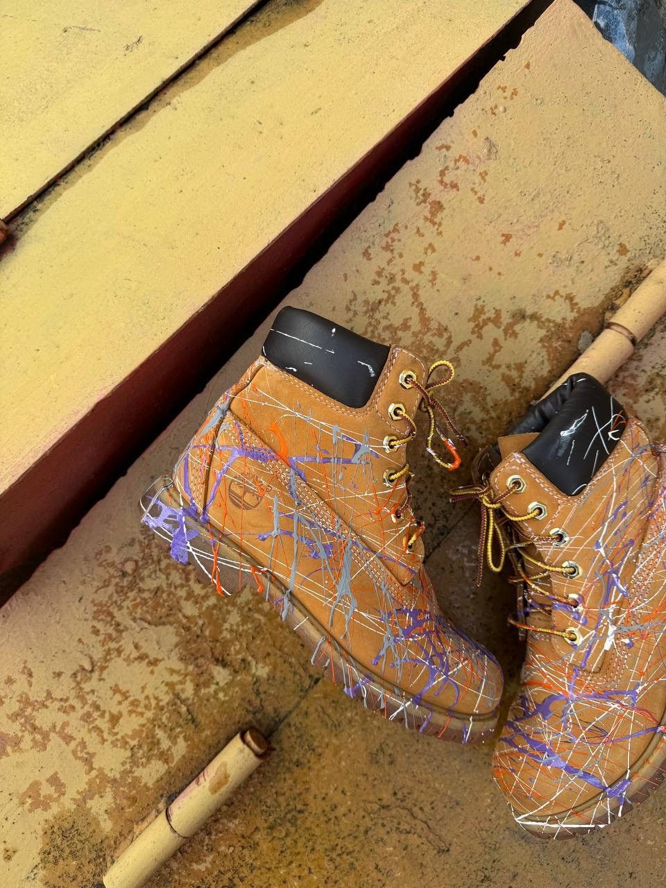 Japanese Brand × Timberland × Vintage Hype Gallery Dept style custom Timberland boots Size US 7 / EU 40 - 3 Thumbnail