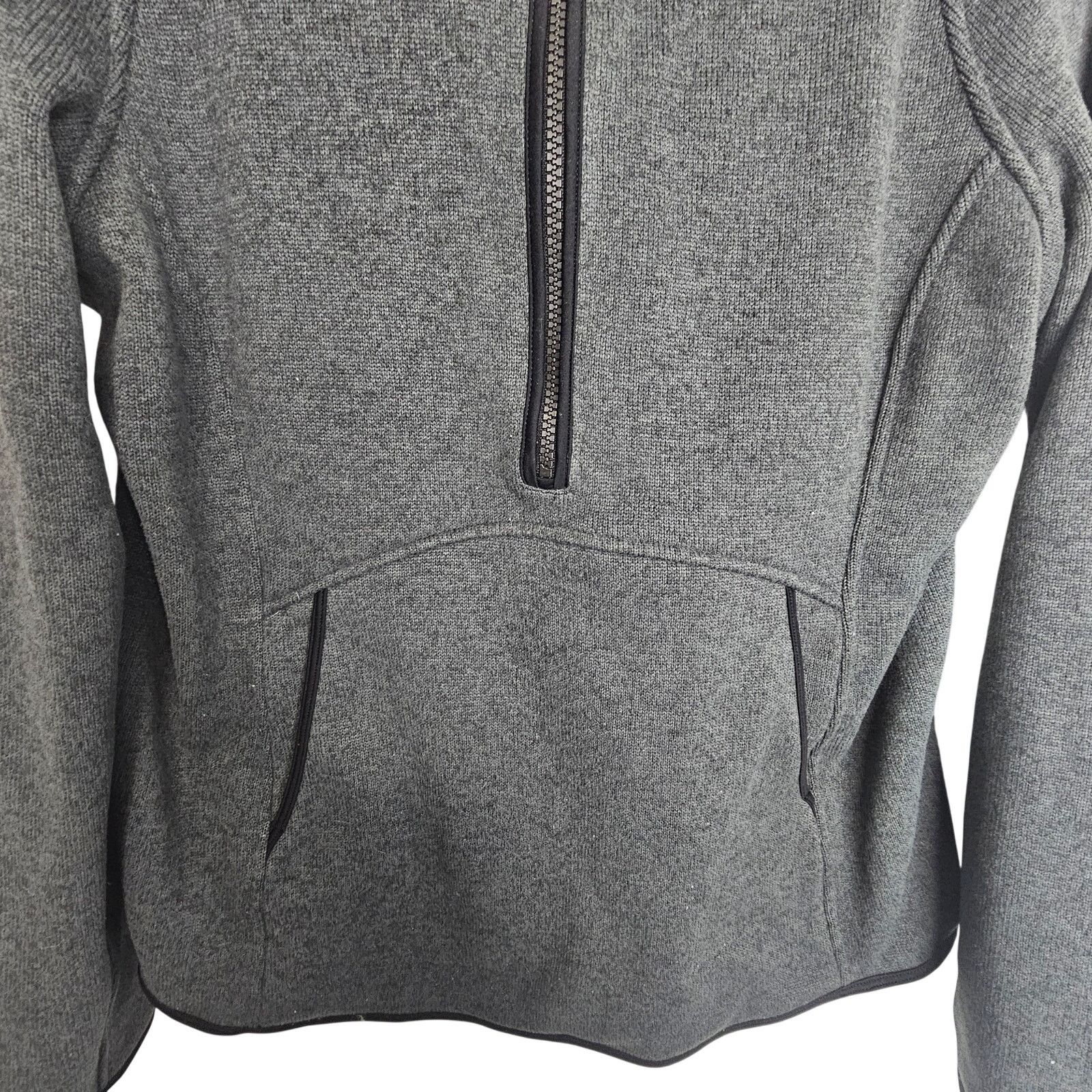 Lululemon Lululemon Thank You Hoodie Sweatshirt Sz 10 Half Zip Active Size L / US 10 / IT 46 - 3 Thumbnail