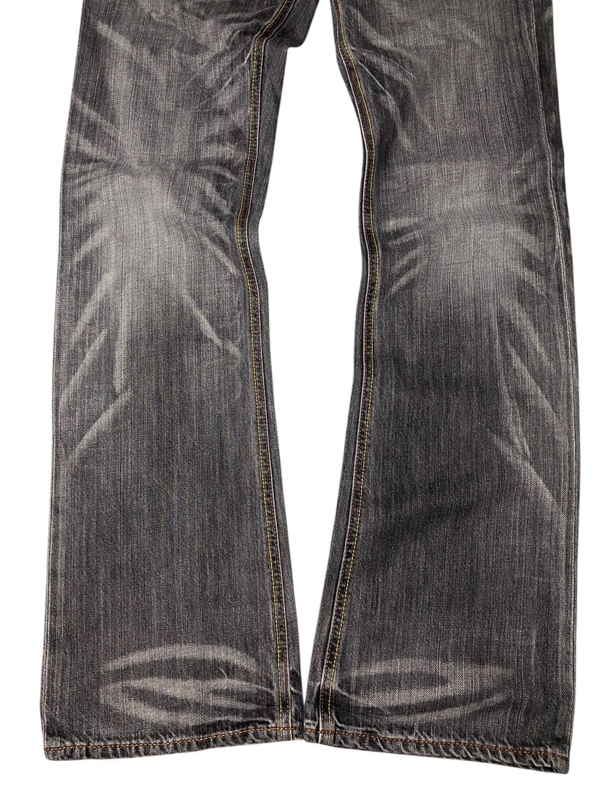 Le Grande Bleu (L.G.B.) 2000's Rush Hour Seawash Clawmark Flared Jeans Size US 30 / EU 46 - 6 Thumbnail