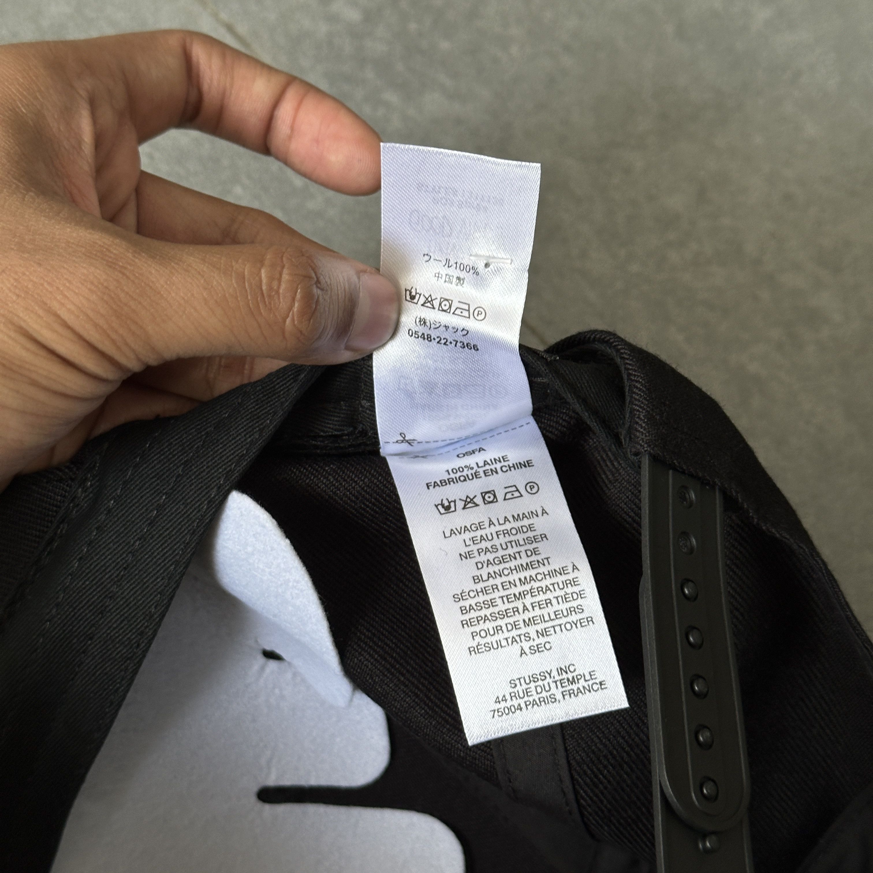 Other Stussy Cap Hat Black Size ONE SIZE - 10 Thumbnail