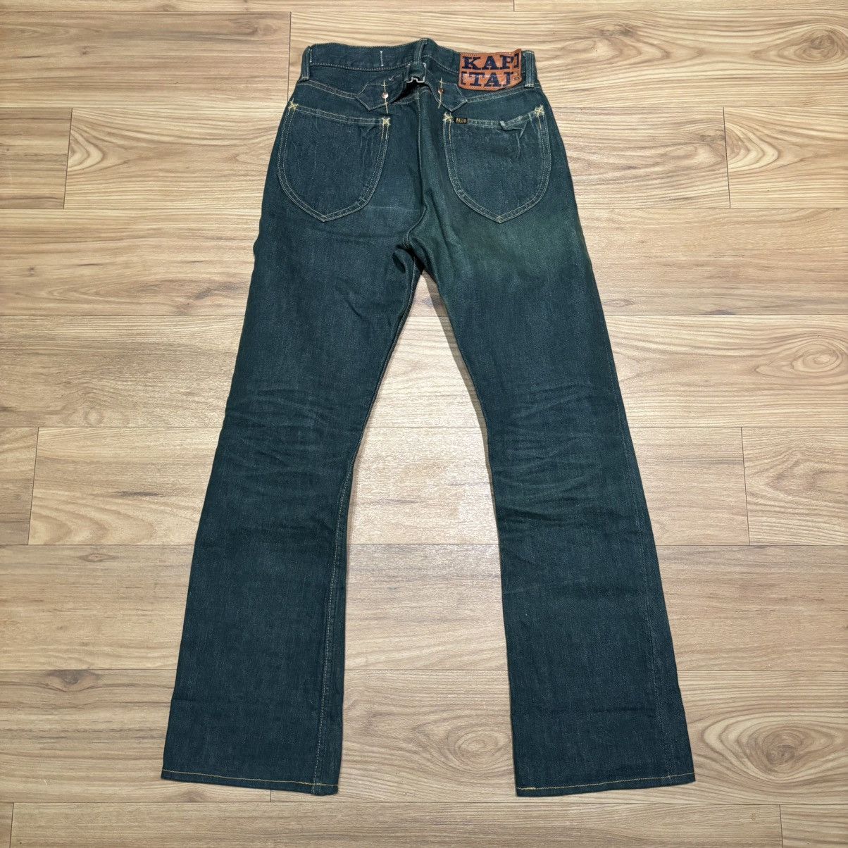 Kapital Kapital No.4 Selvedge Buckle Back Selvedge Jeans Size US 27 - 1 Thumbnail