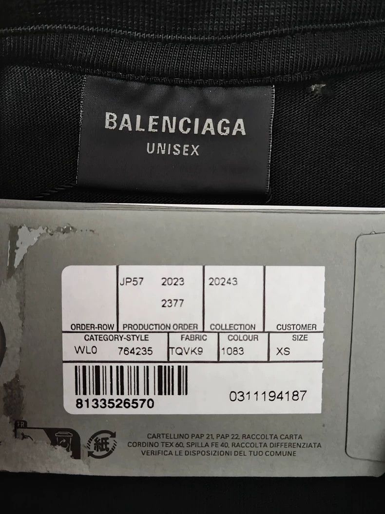 Balenciaga Balenciaga 24FW made old crown damaged diamond logo short s Size US XS / EU 42 / 0 - 4 Thumbnail