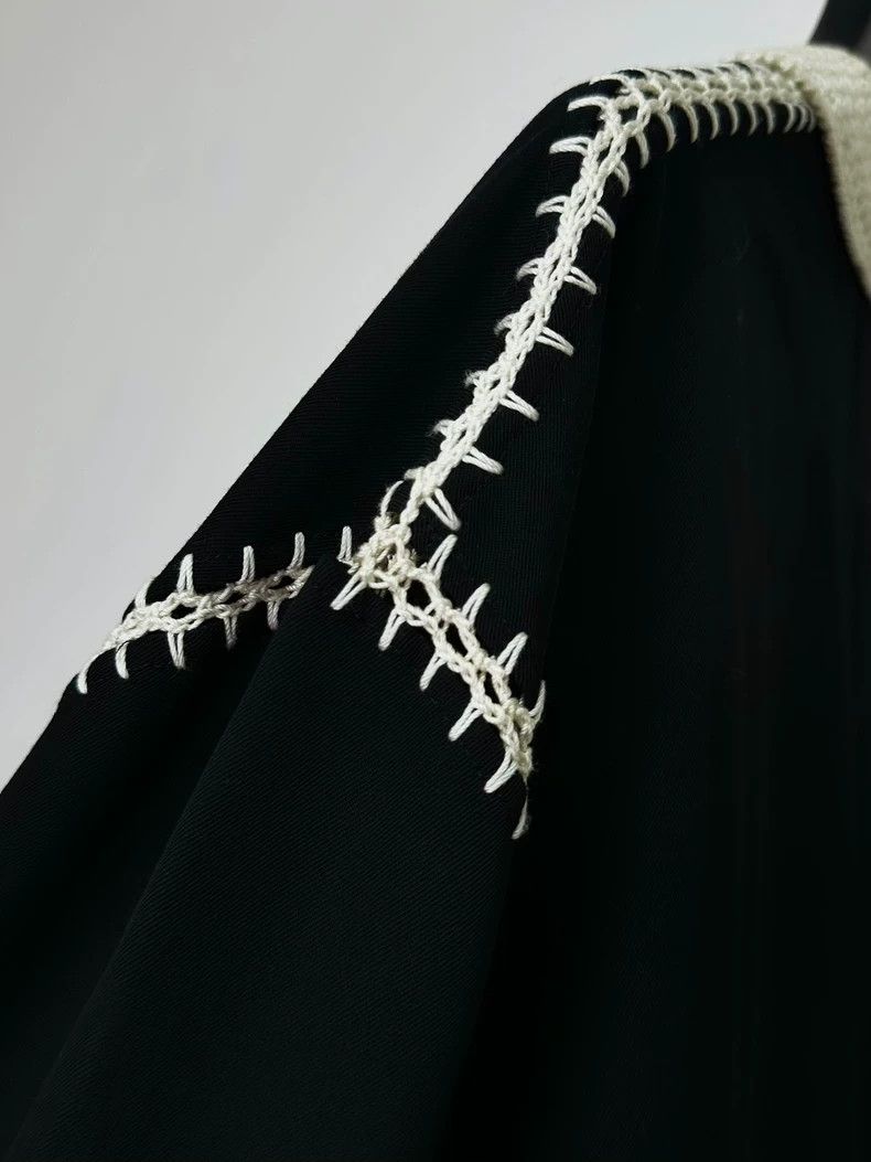 Yohji Yamamoto Yohji Yamamoto 91ss hand-knitted black show jacket Size US M / EU 48-50 / 2 - 5 Thumbnail