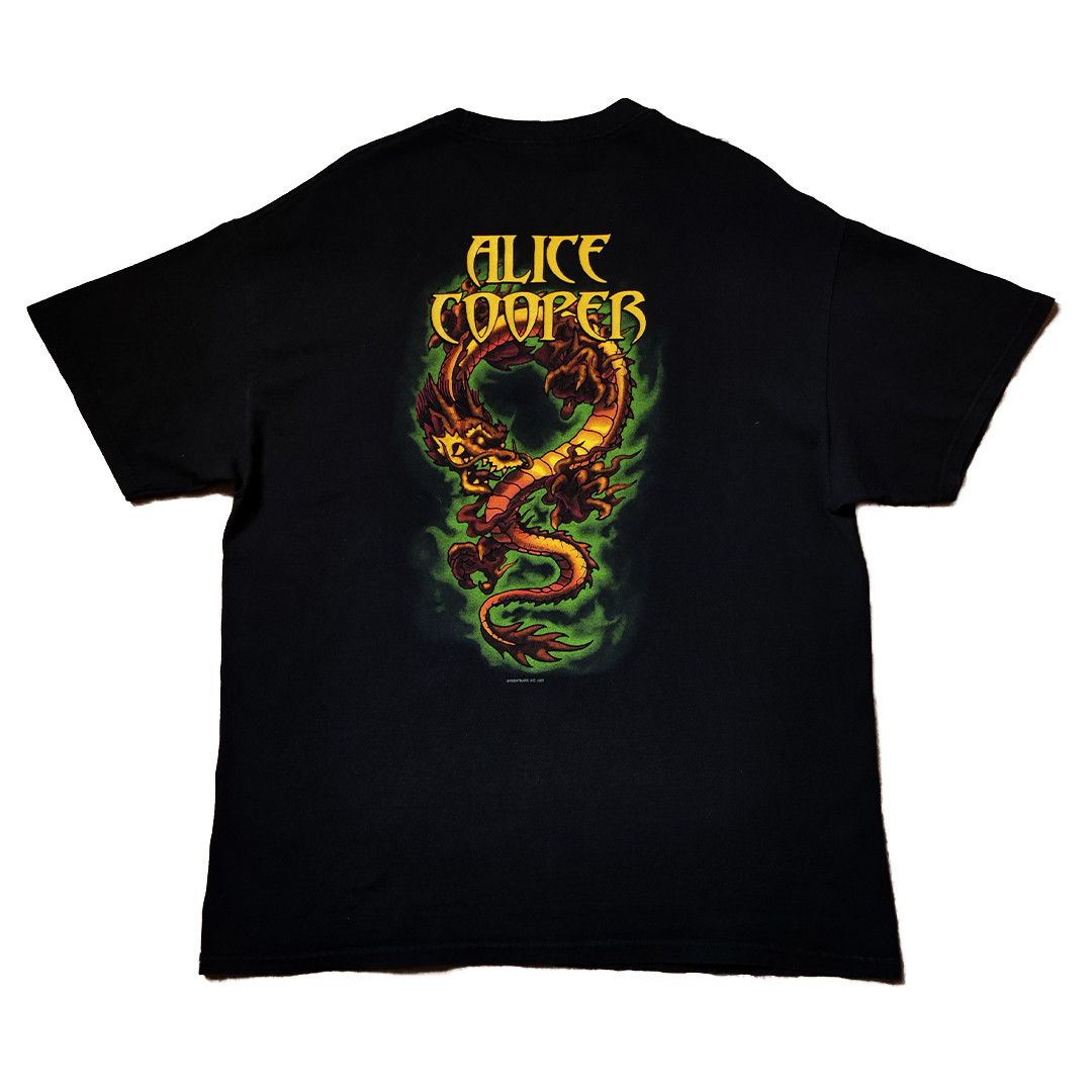Band Tees × Vintage 2003 Alice Cooper dragon vintage tee 🐉 Size US L / EU 52-54 / 3 - 4 Thumbnail