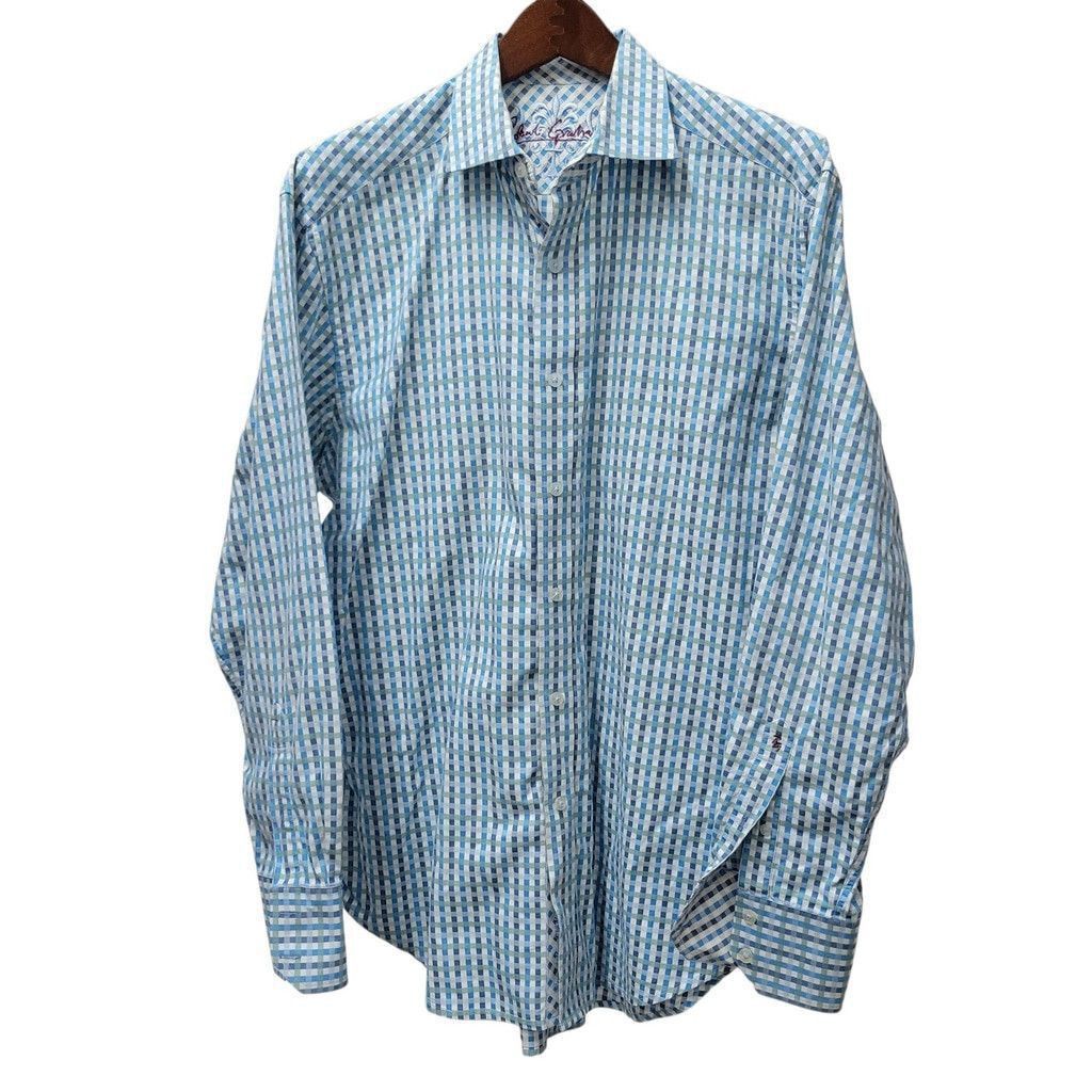 Robert Graham Robert Graham Men's Casual Button-Up Long-Sleeves Shirt XL Size US L / EU 52-54 / 3 - 1 Thumbnail