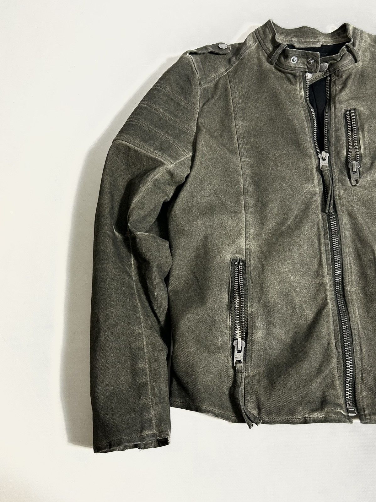 tigha Tigha Moto Avant garde leather jacket (Rick owens style) Size US L / EU 52-54 / 3 - 3 Thumbnail