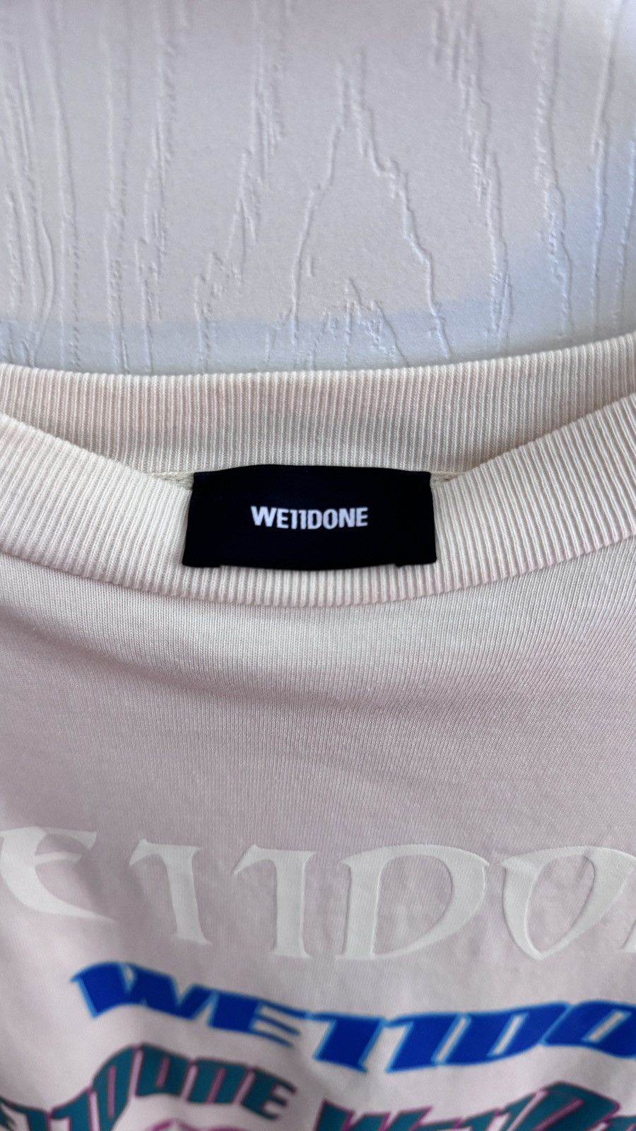 WE11DONE WE11DONE WELLDONE Yellow/Beige Printed T-Shirt Size US S / EU 44-46 / 1 - 3 Thumbnail