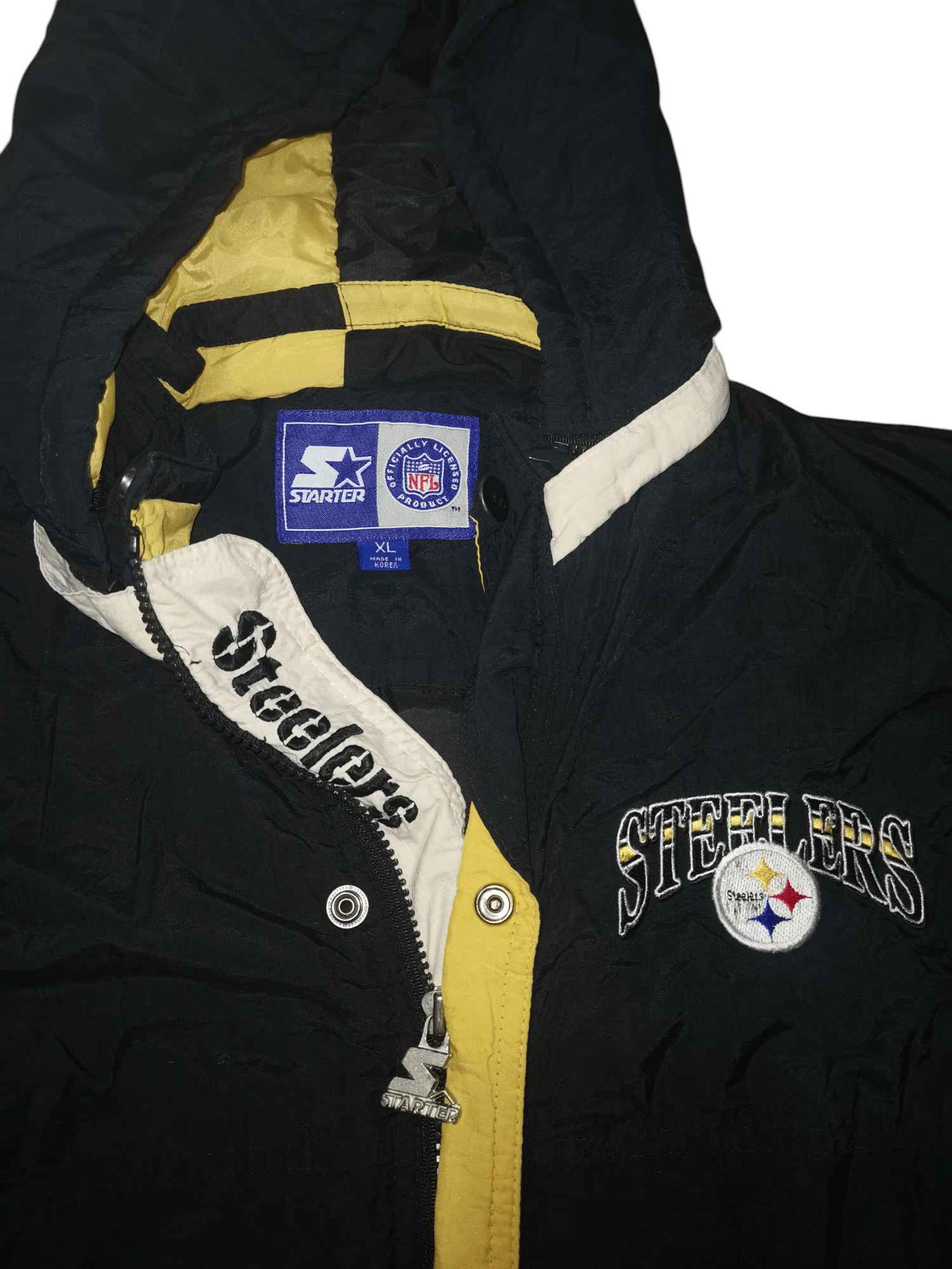 Vintage Starter steelers padded jacket vintage Size US L / EU 52-54 / 3 - 6 Thumbnail