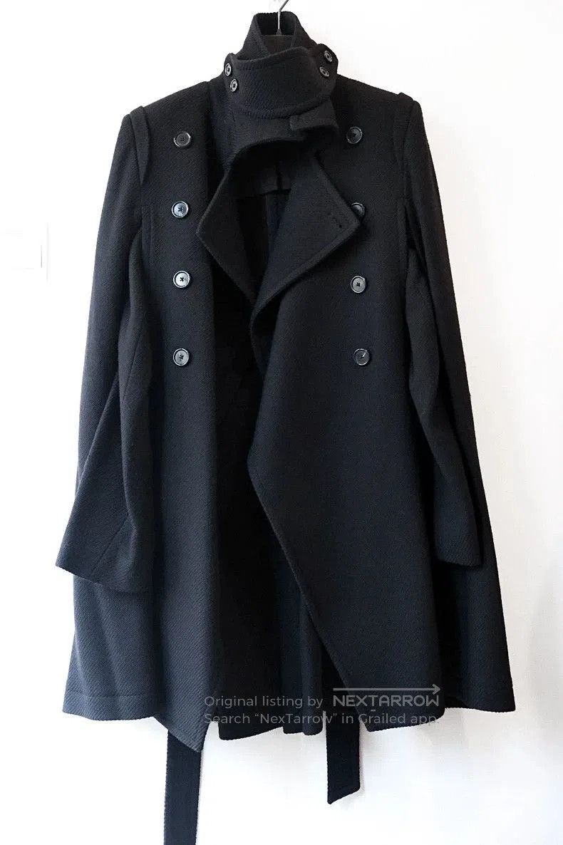 Ann Demeulemeester Ann Demeulemeester 2010 Reversible Wool Cape. Size US M / EU 48-50 / 2 - 2 Thumbnail