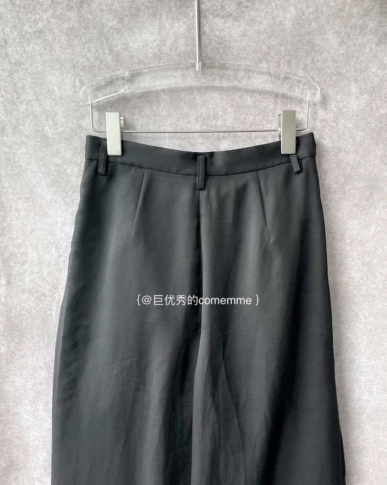 Comme des Garcons Comme des Garcons size XS Black double-layer suit pants ou Size 23" - 3 Thumbnail