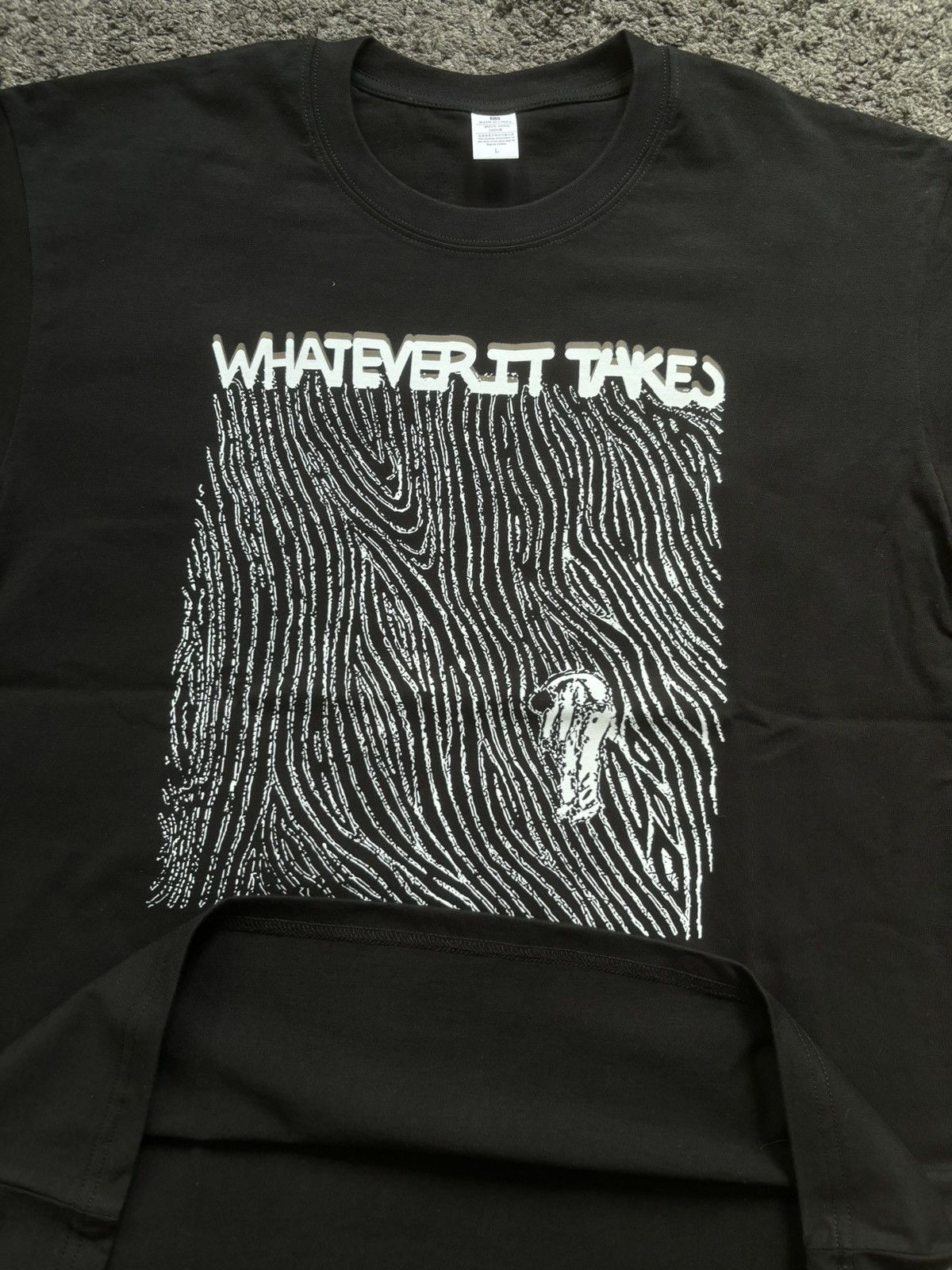 Deathwish × Vintage Vintage whatever it takes spine heavyweight black tee shirt Size US M / EU 48-50 / 2 - 9 Thumbnail