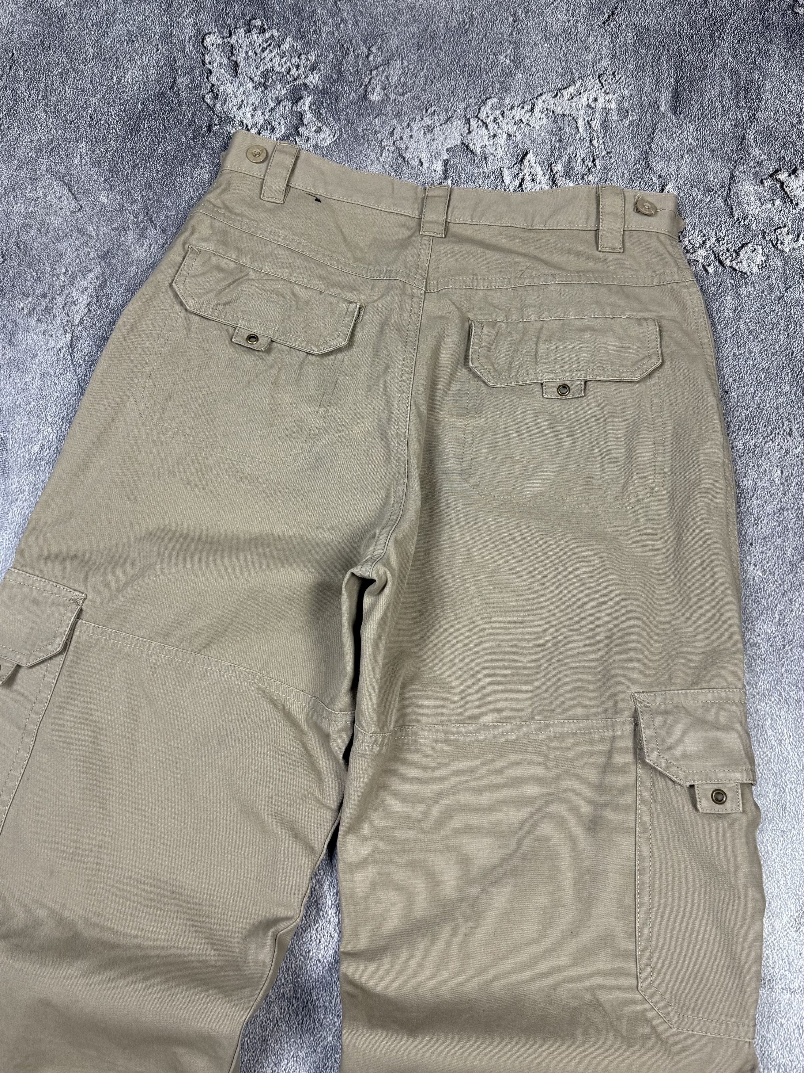 Japanese Brand Vintage 2000s Cargo Baggy Pants Japanese Style Y2K Size US 29 - 11 Thumbnail