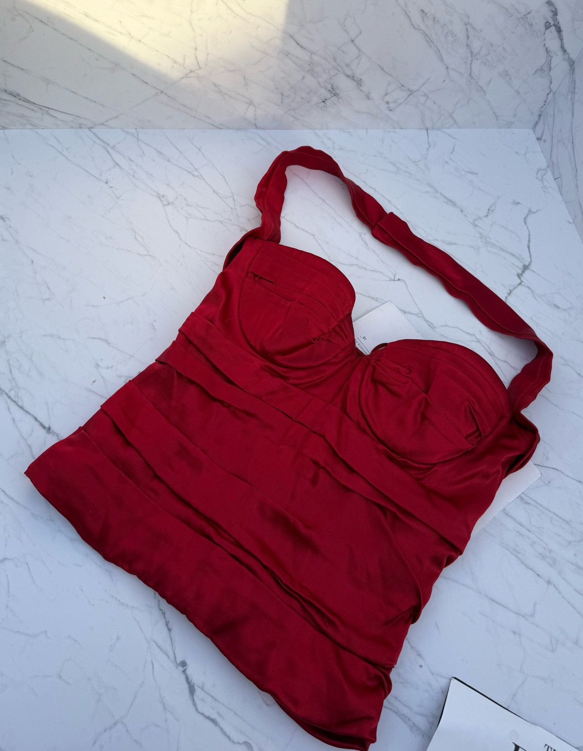 Dolce & Gabbana dolce & gabbana red top corset Size S / US 4 / IT 40 - 5 Thumbnail