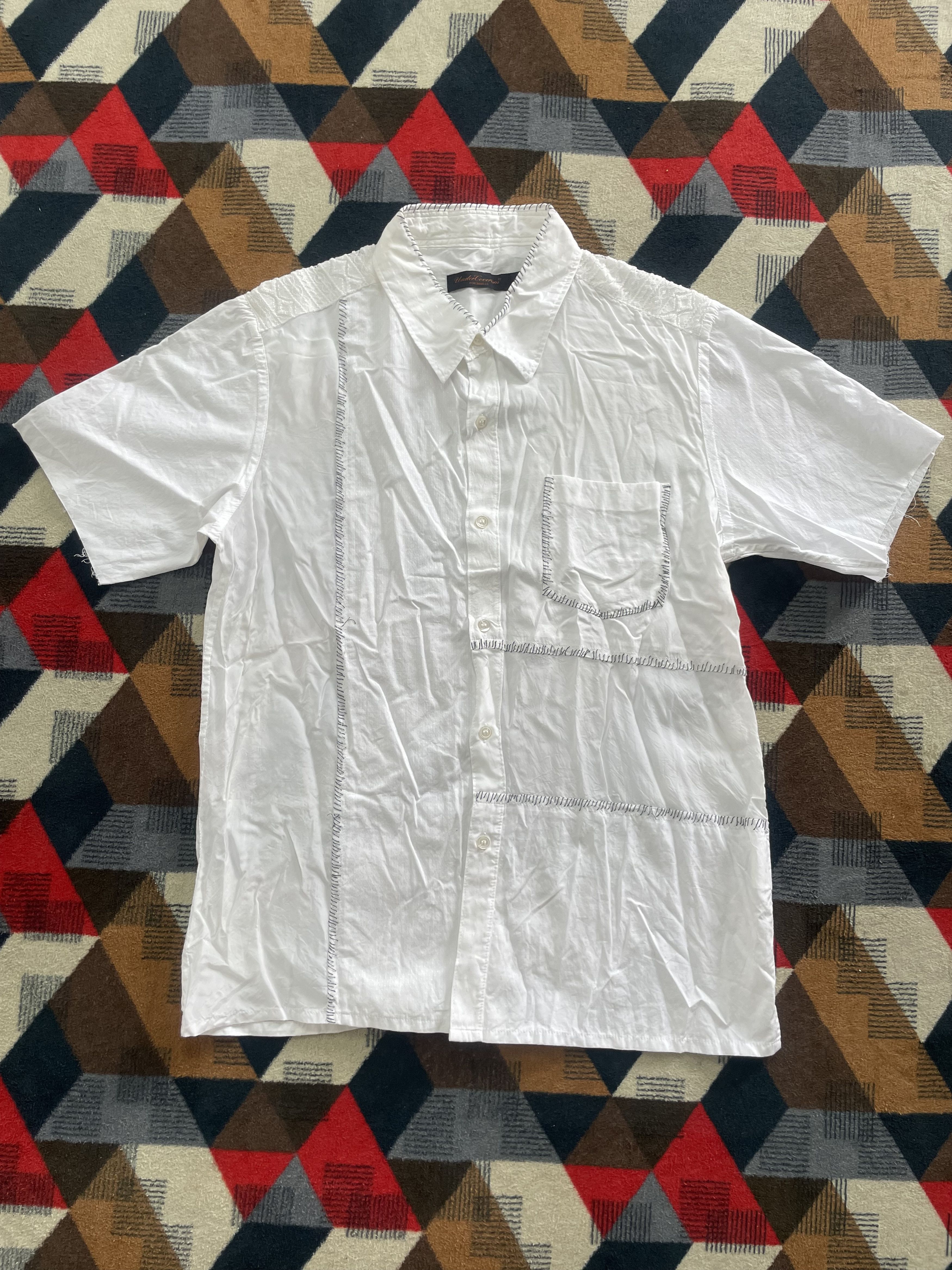 Undercover Undercover SCAB S/S03 Stitched Button Shirt Size US M / EU 48-50 / 2 - 1 Thumbnail