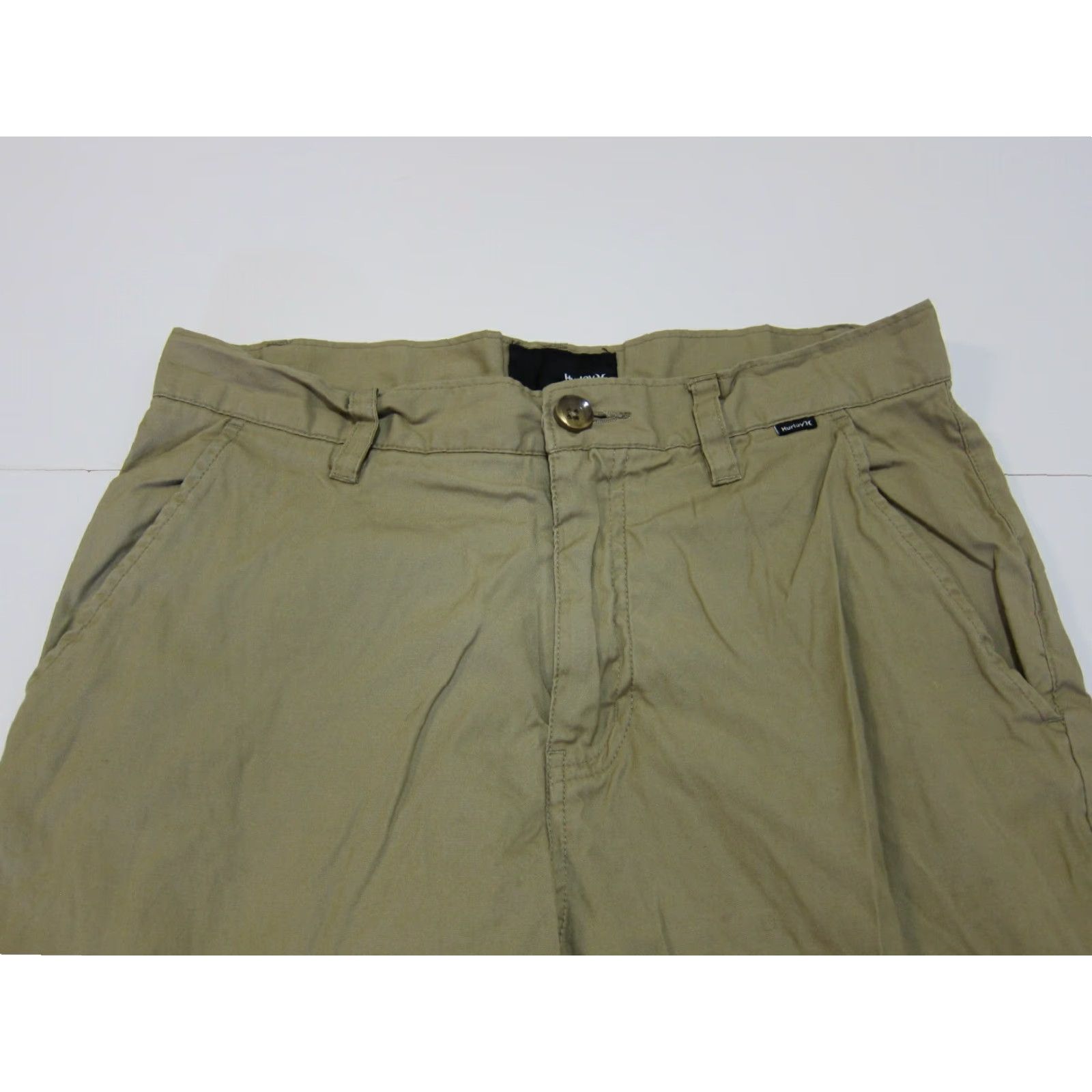 Hurley Hurley Cotton Stretch Brown Casual Chino Bermuda Shorts Men Size 30 Small Size US 30 / EU 46 - 6 Thumbnail