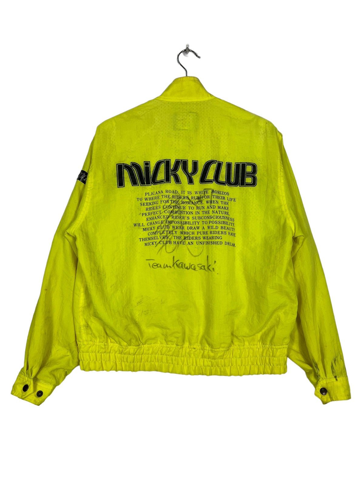 Japanese Brand 🔥 VINTAGE MICKY CLUB RACING TEAM RIDING JACKET Size US M / EU 48-50 / 2 - 8 Thumbnail