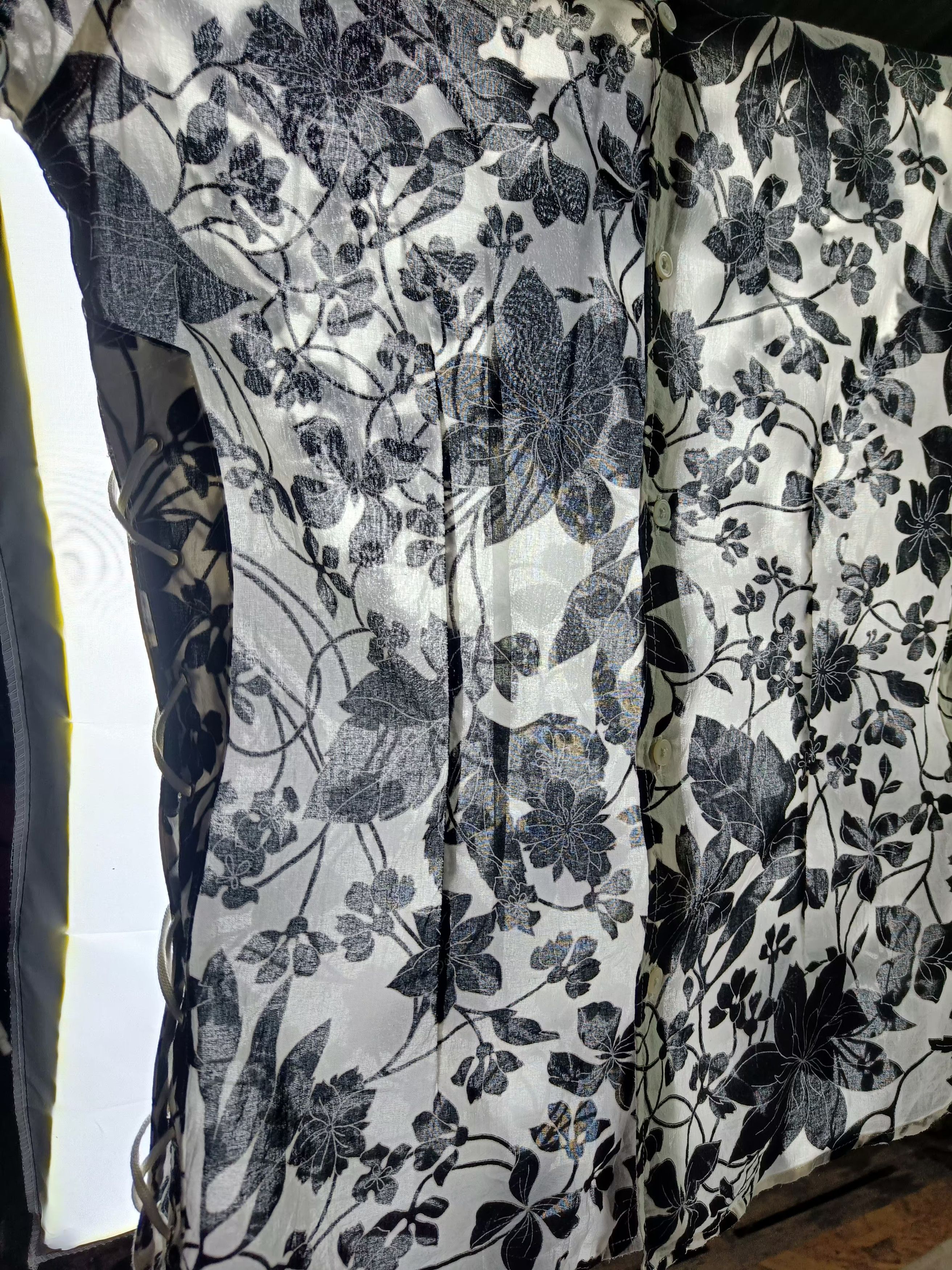 Tornado Mart Tornado Mart Side Laces Floral Printed Hawaiian Shirt Size L / US 10 / IT 46 - 12 Thumbnail