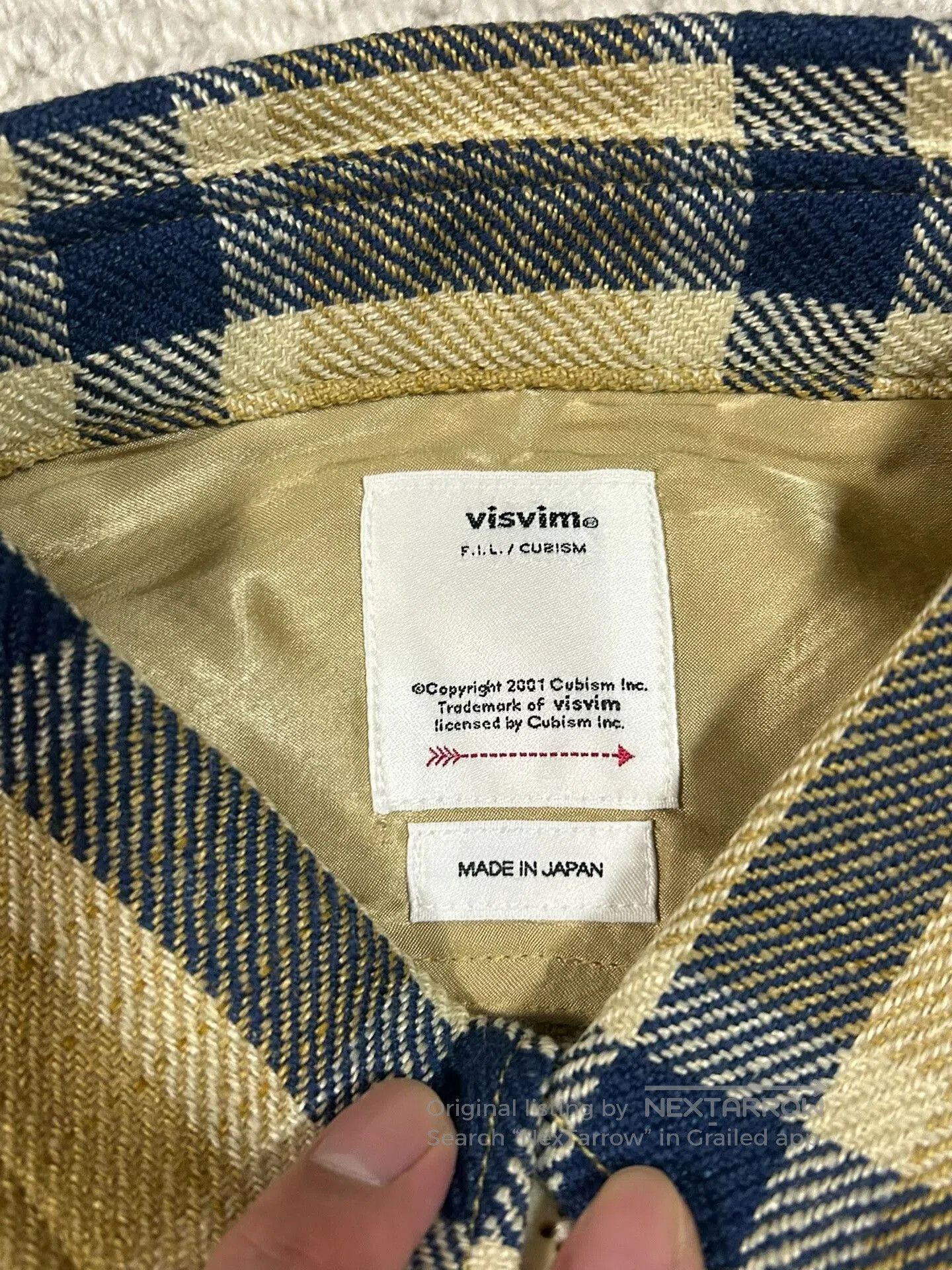 Visvim visvim lumber shirt in beige plaid. Size US L / EU 52-54 / 3 - 3 Thumbnail
