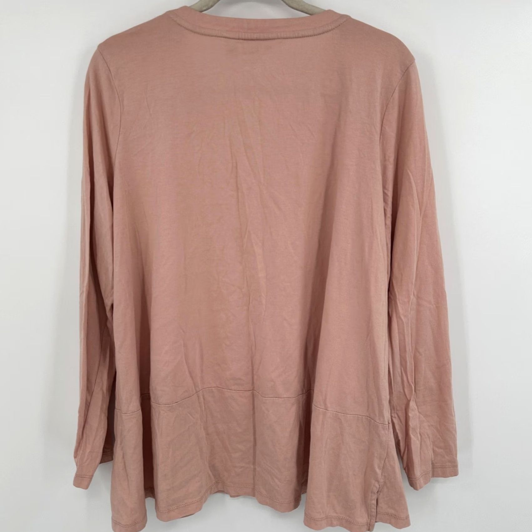 Vintage LOGO Lori Goldstein Cardigan Womens XL Blush Pink The Cardi Button Front V Neck Size XL / US 12-14 / IT 48-50 - 7 Thumbnail