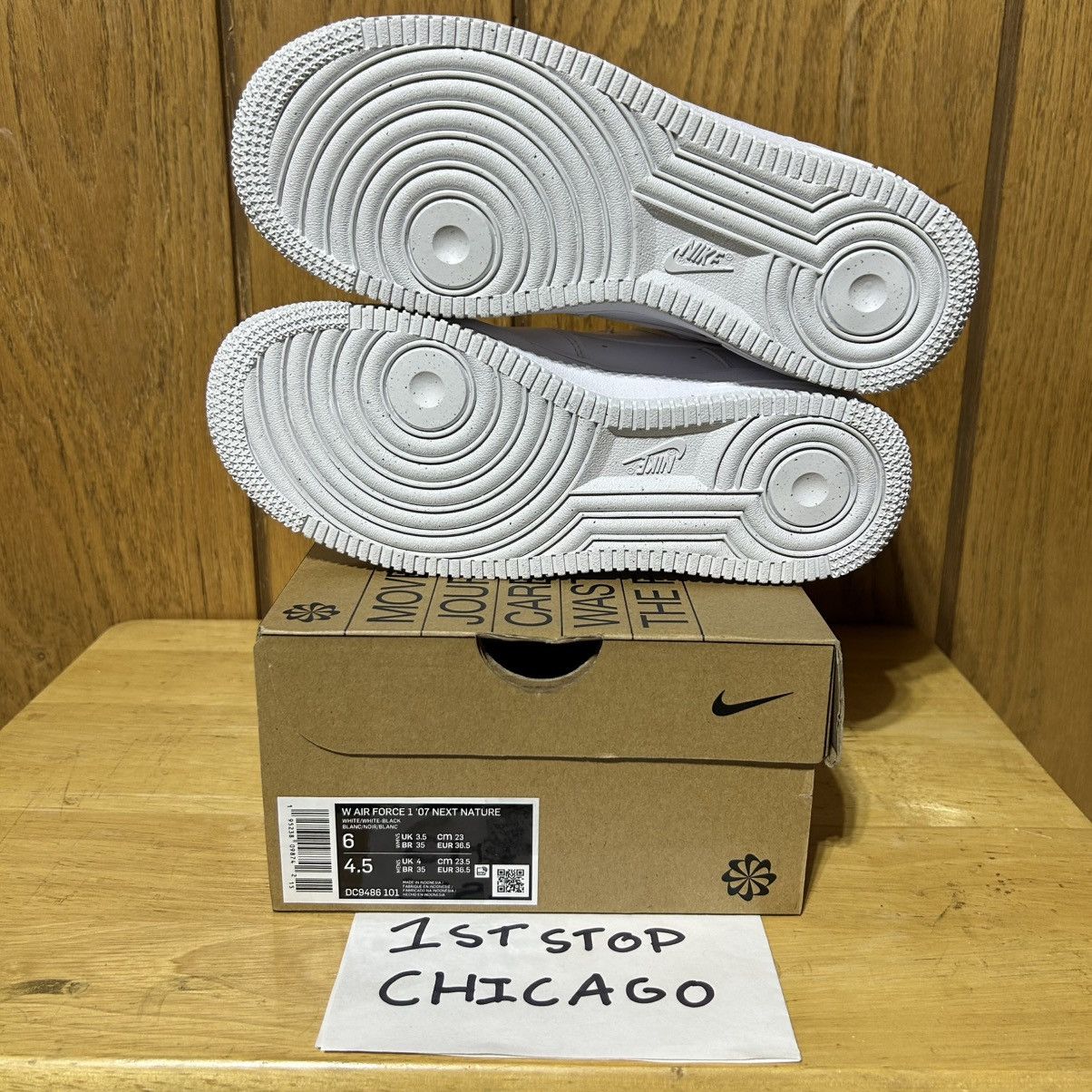 Nike Nike Air Force 1 Low Next Nature White Grey DC9486-101 6 NEW Size US 6 / IT 36 - 7 Thumbnail