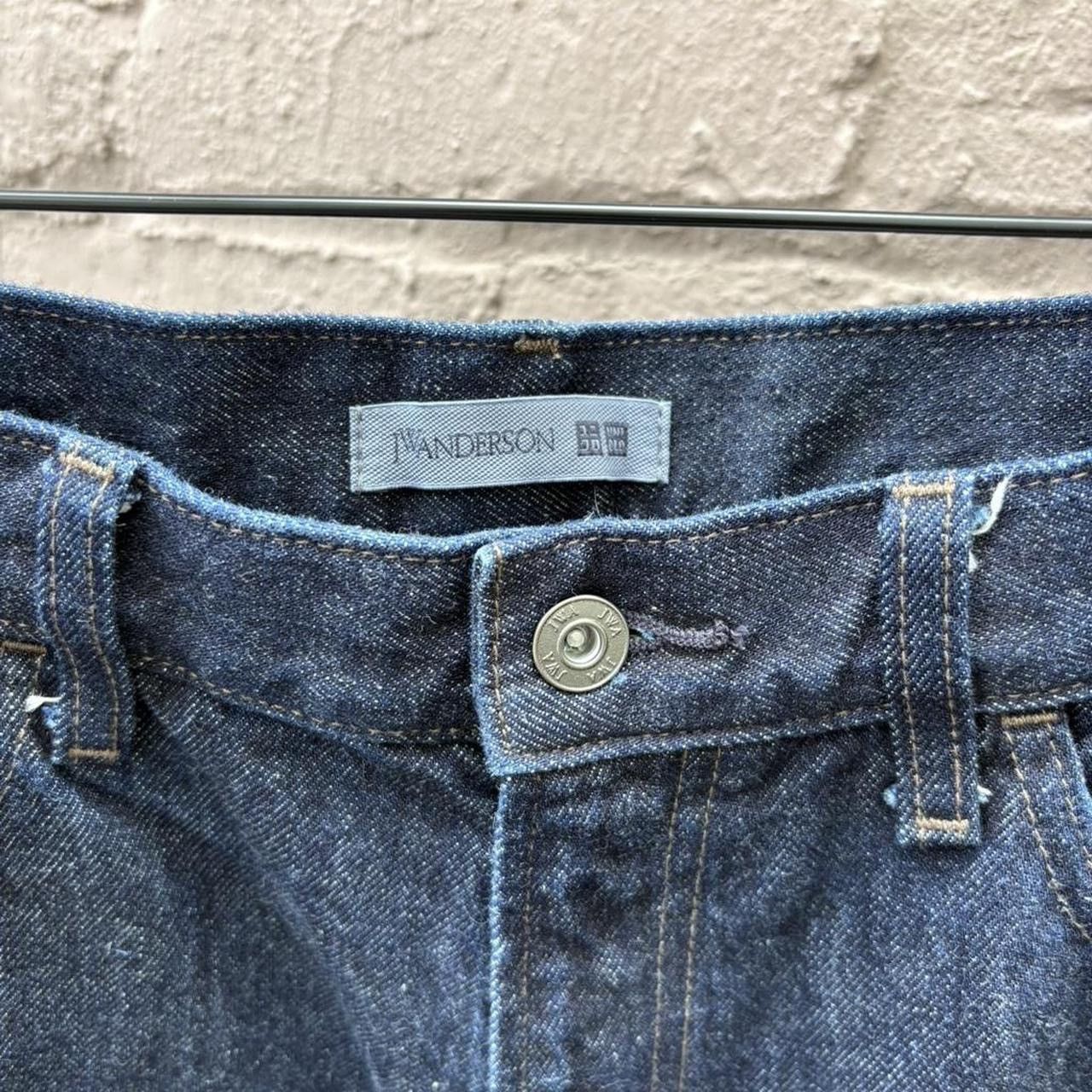 JW Anderson × Uniqlo Uniqlo x JW Anderson Relaxed Straight Fit Blue Denim Jeans Size US 28 / EU 44 - 3 Thumbnail