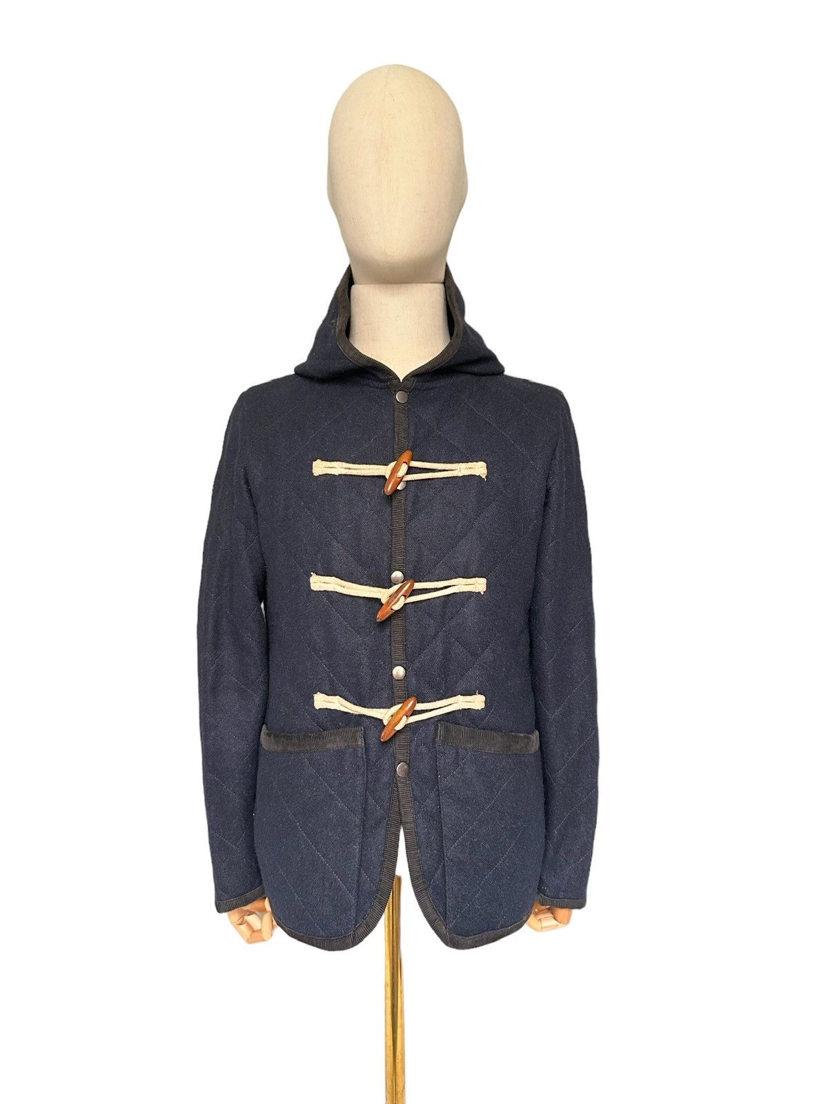 If Six Was Nine 00's Casper John wool rayon quilted jacket Size US M / EU 48-50 / 2 - 9 Thumbnail