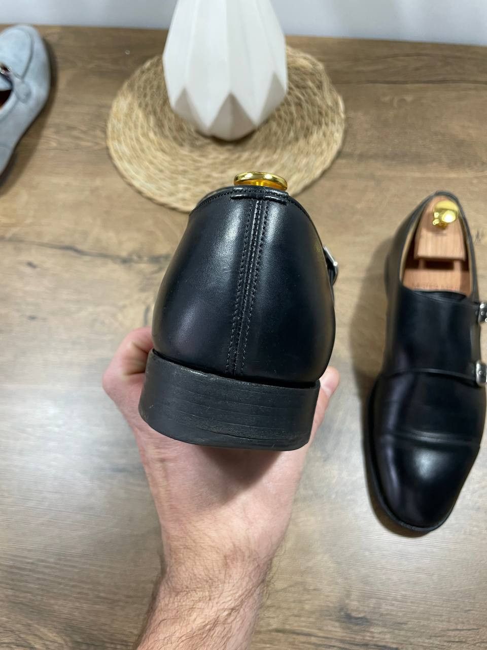 Church's Church's Black Double Monkstrap Brogues mens Size US 10.5 / EU 43-44 - 9 Thumbnail