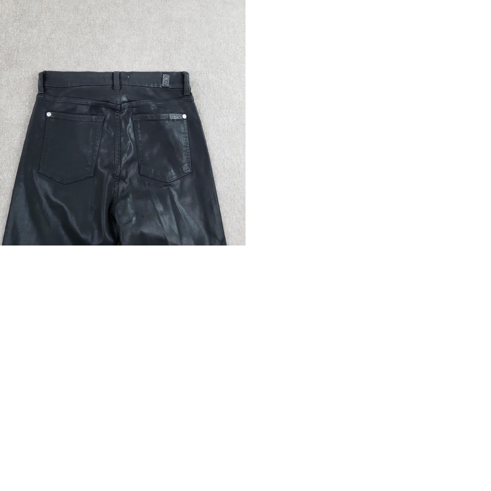 7 For All Mankind 7 For All Mankind Pants Womens 29 Black Coated Skinny Ankle Denim 7 For All Mankind Pants Womens 29 Black Coated Skinny Ankle Denim Size 29" - 11 Thumbnail