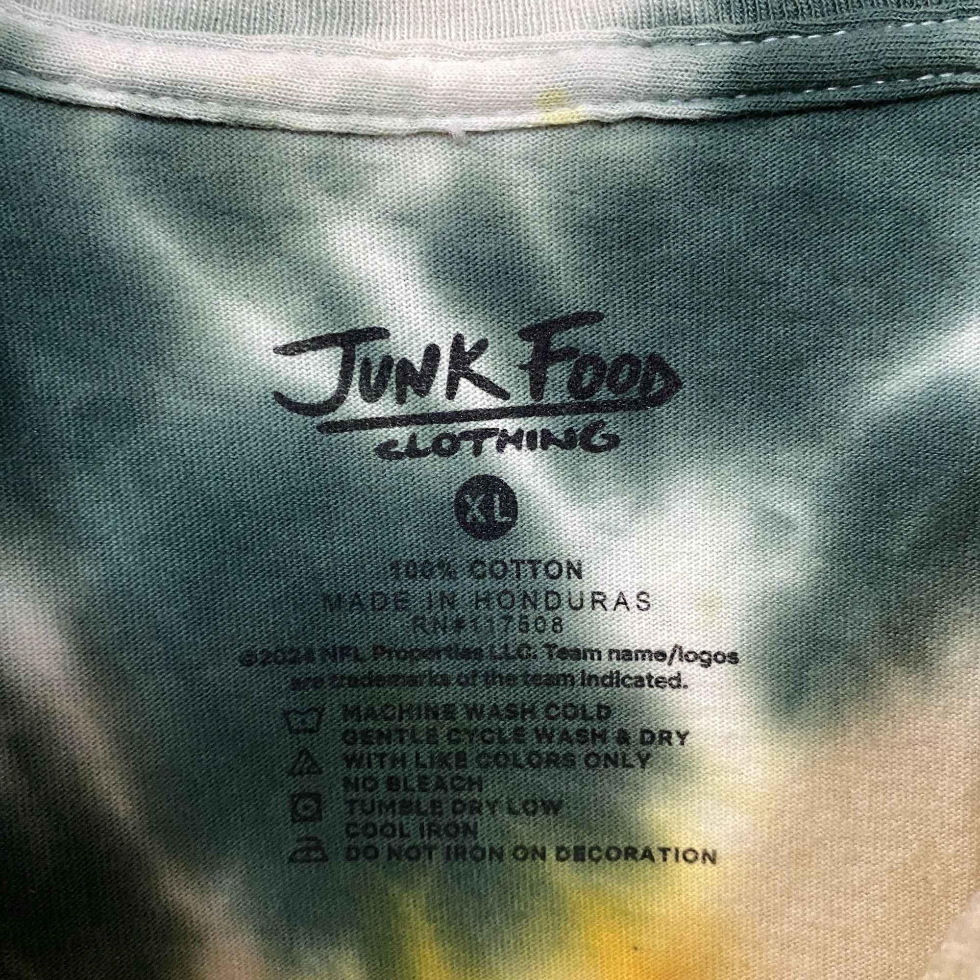 Junk Food Junk Food Clothing NFL Green Bay Packers Football Tie Dye T- Size US XL / EU 56 / 4 - 4 Thumbnail