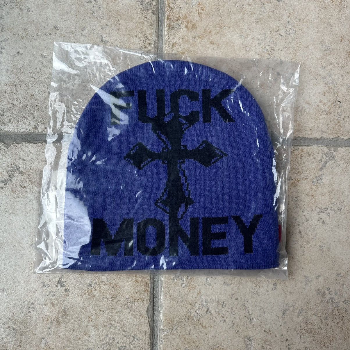Supreme Supreme Fuck Money Beanie Royal | Grailed