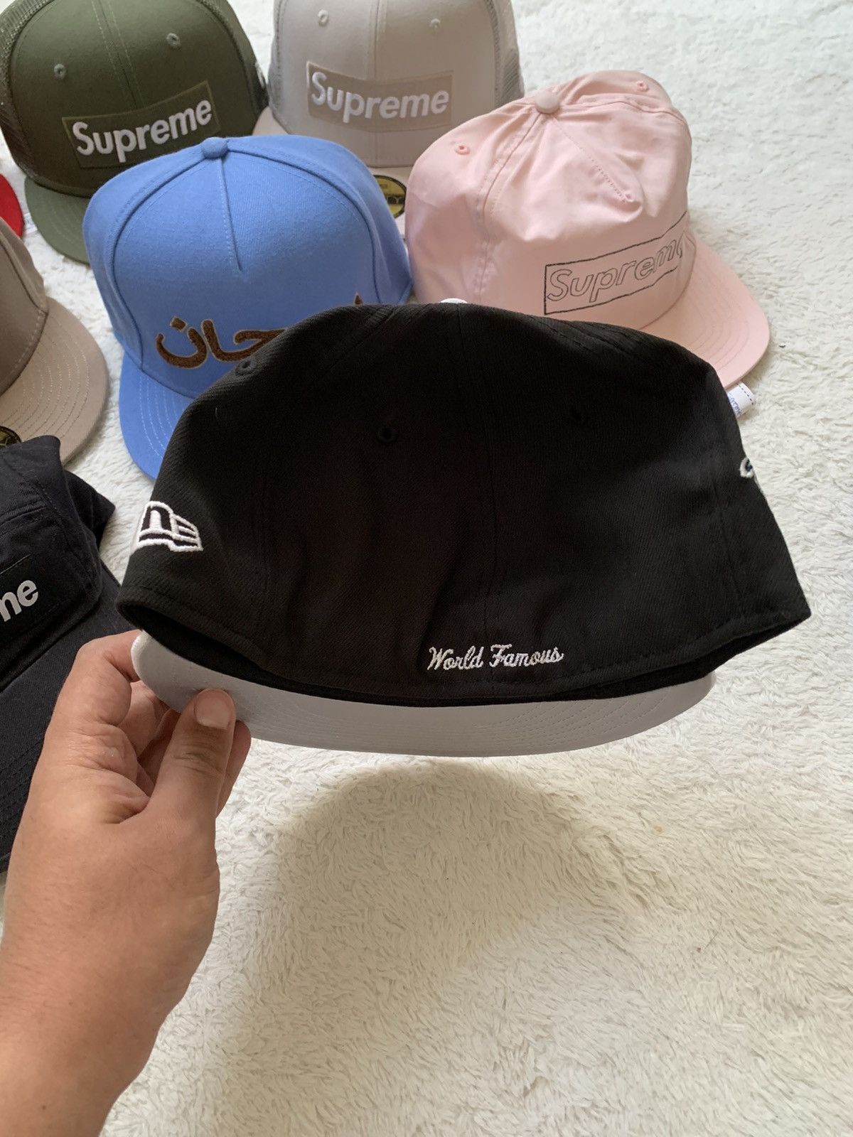 New Era × Supreme Supreme X New Era 2 Tone Box Logo SS22 Size 32 - 5 Thumbnail