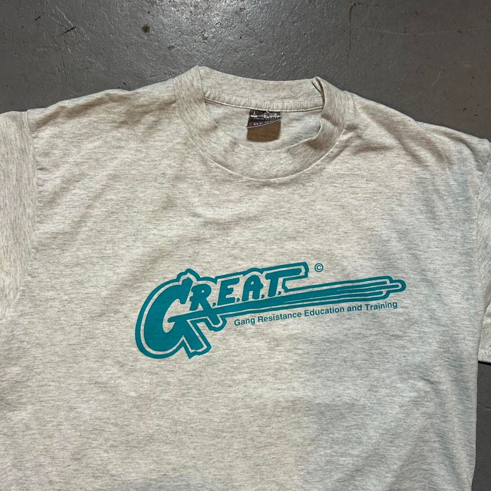 Southpole 90s anti gang awareness shirt Size US L / EU 52-54 / 3 - 3 Thumbnail